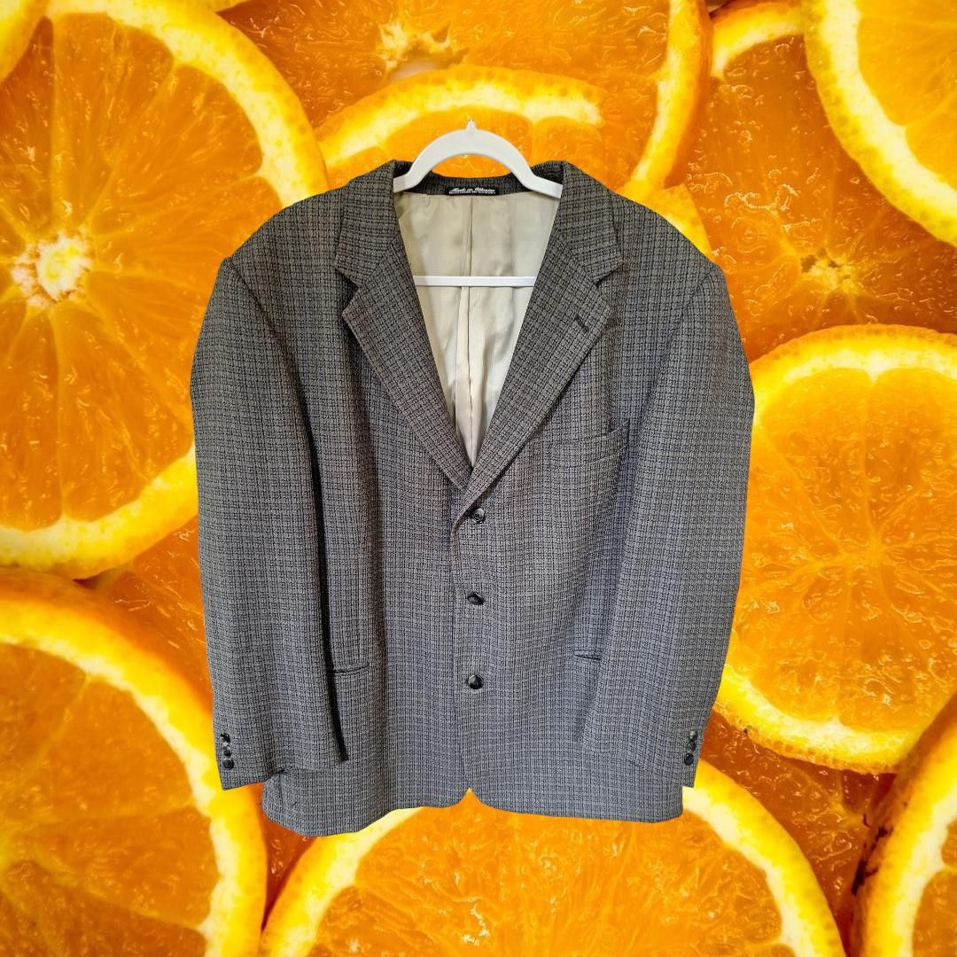 Perry Ellis Perry Ellis Portfolio Tan and Black Suit Jacket Size 46R Size 40R - 1 Thumbnail