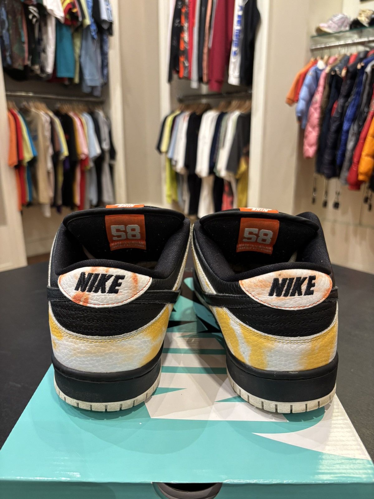 Nike Nike SB Dunk Low Raygun Tie-Dye Black Size US 13 / EU 46 - 4 Thumbnail