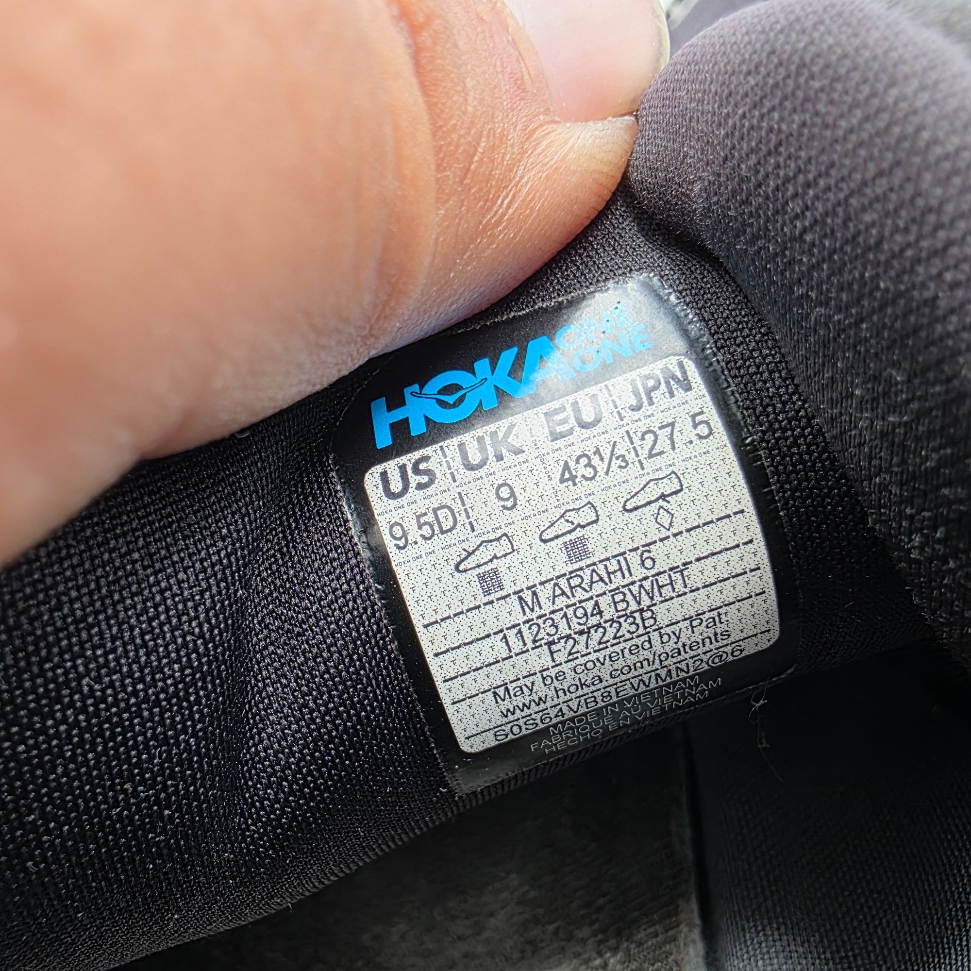 Hoka Hoka One One Arahi 6 Mens Size 9.5 D Black Athletic Shoes Ru Size US 9.5 / EU 42-43 - 7 Thumbnail
