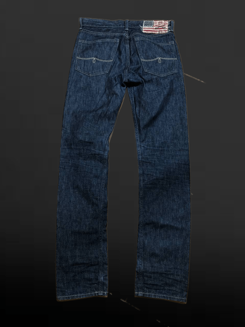 Polo Ralph Lauren Men's RALPH LAUREN MERCER Slim Straight Jeans Navy Blue Size US 30 / EU 46 - 1 Thumbnail
