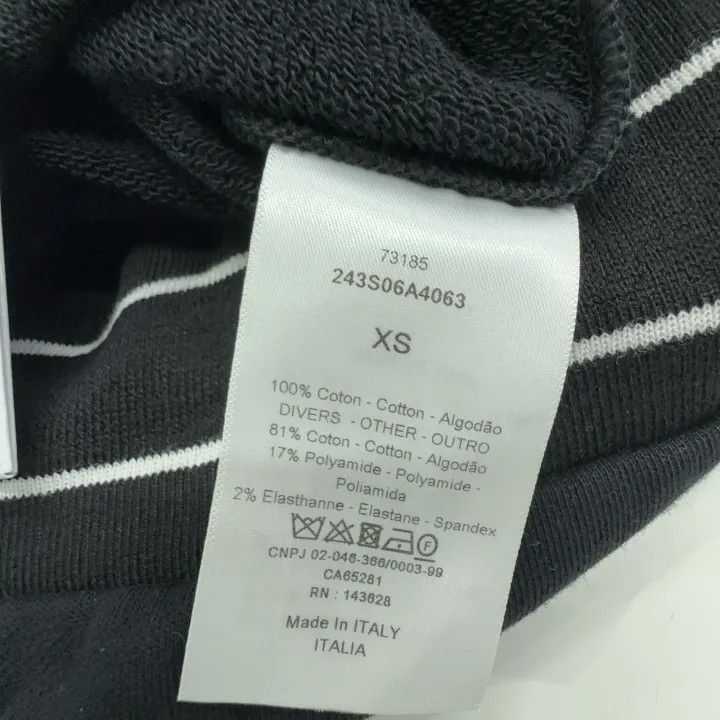 Dior Dior Vibe Black Graphic Hooded Short Sleeve Top 0079-2507 Size XS / US 0-2 / IT 36-38 - 4 Thumbnail