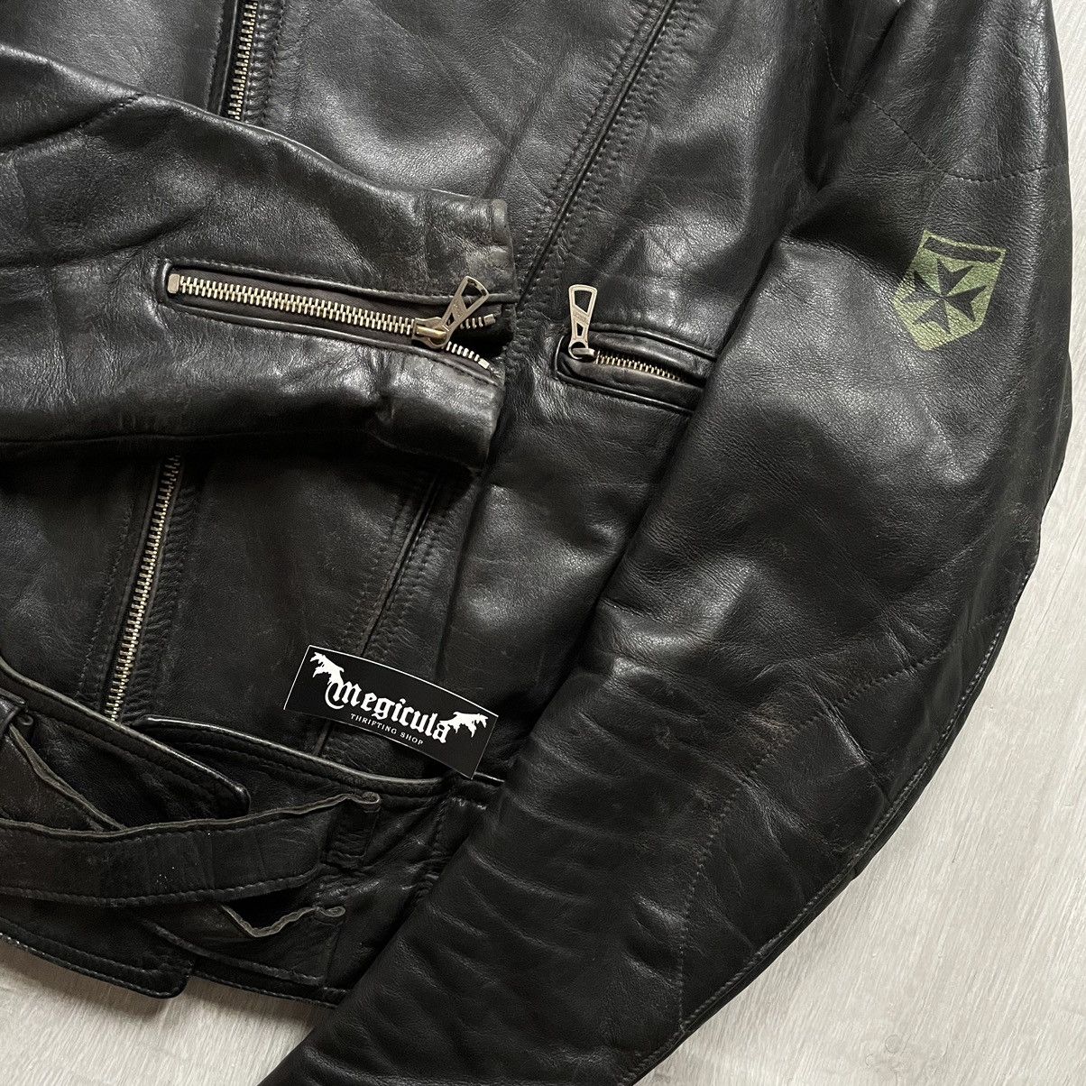 Other Harro 80's Vintage Bikers Genuine Leather Jacket Size US M / EU 48-50 / 2 - 5 Thumbnail