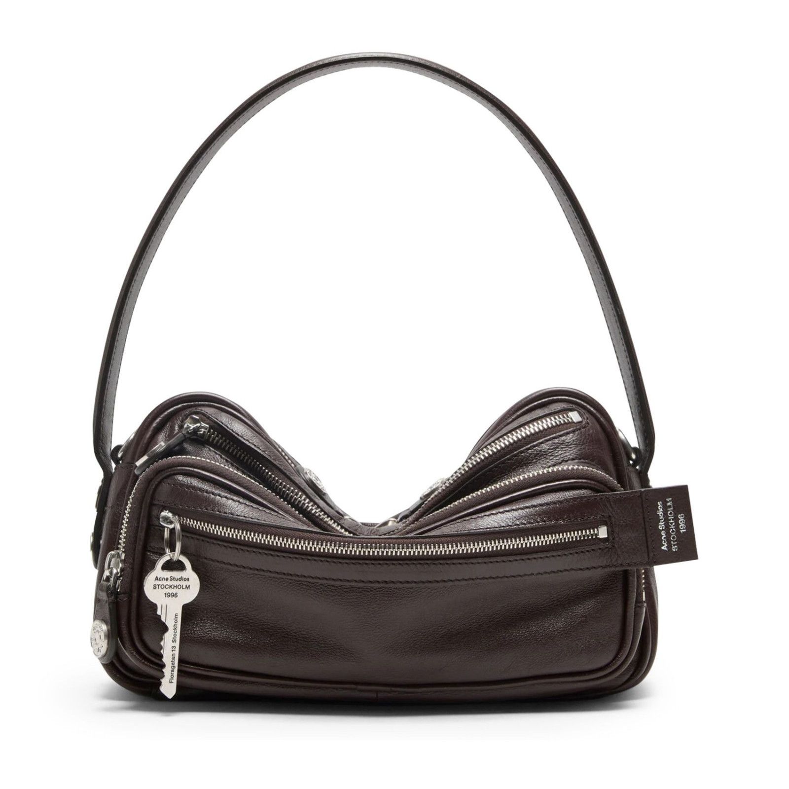 Acne Studios ACNE STUDIOS Camero Small CHOCOLATE BROWN Leather Shoulder B Size ONE SIZE - 1 Thumbnail
