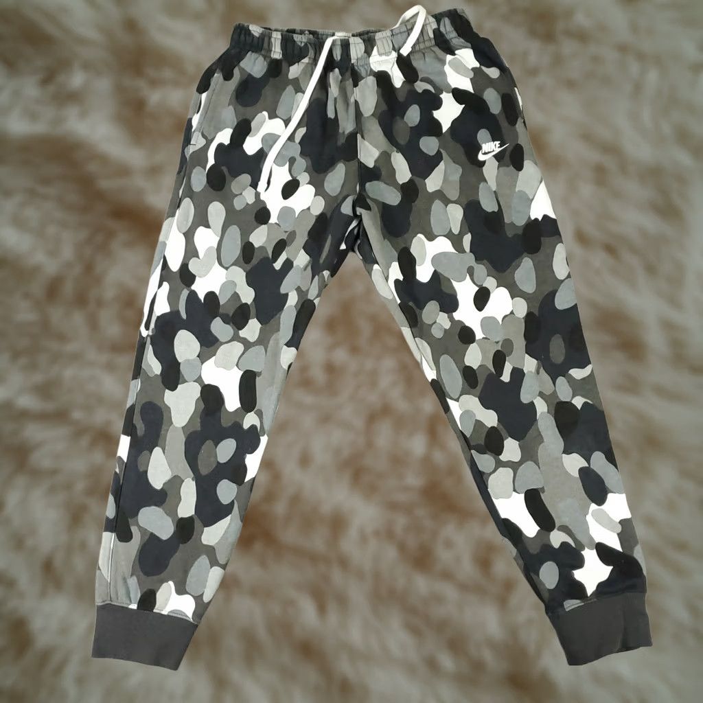Nike Nike Pants Mens Medium Gray NSW Club Fleece Energy Flow Joggers Sweatpants Size US 31 - 1 Thumbnail