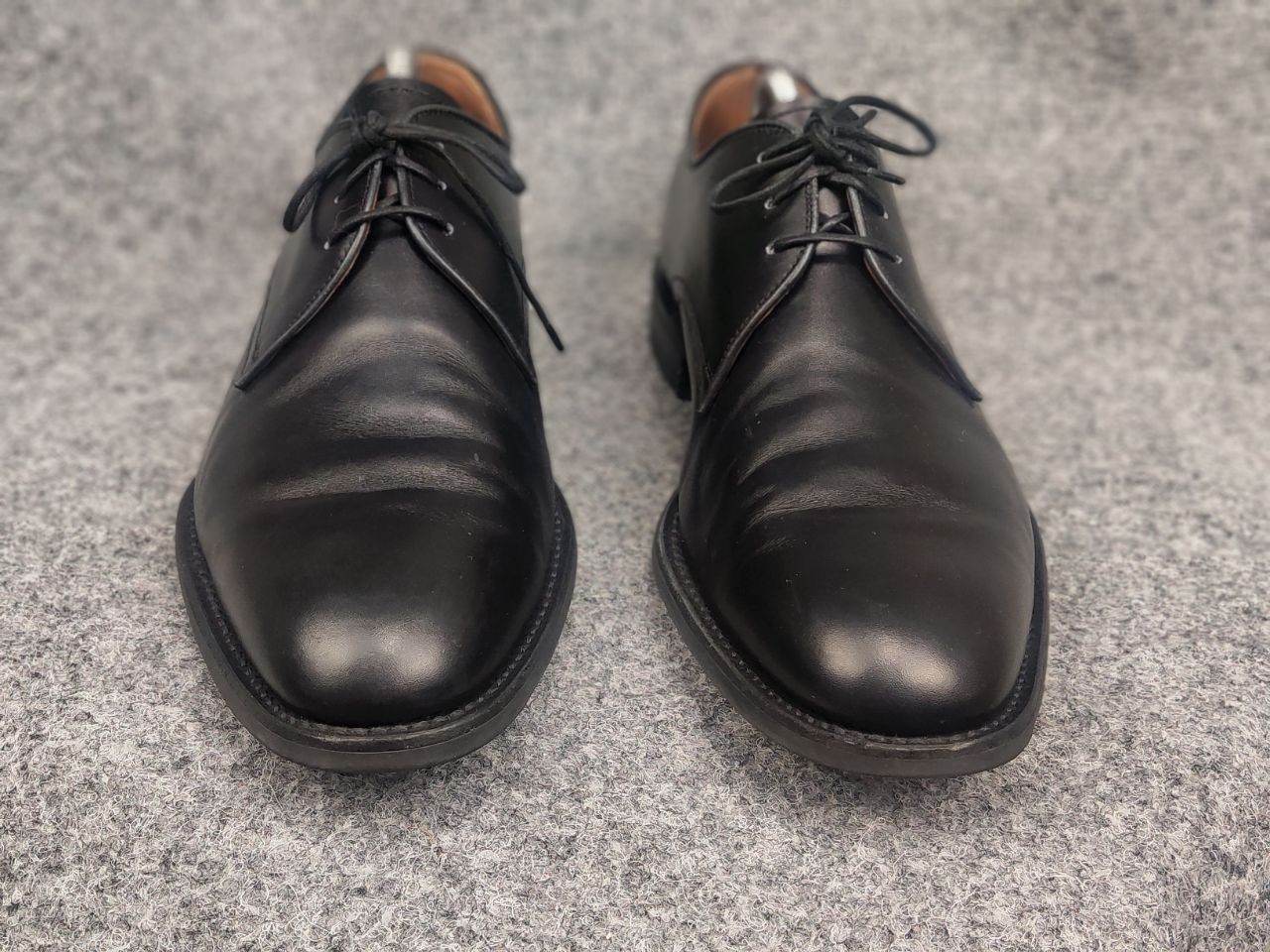 Loake Loake gable black Goodyear men's leather derby Lace up shoes Size US 10 / EU 43 - 6 Thumbnail