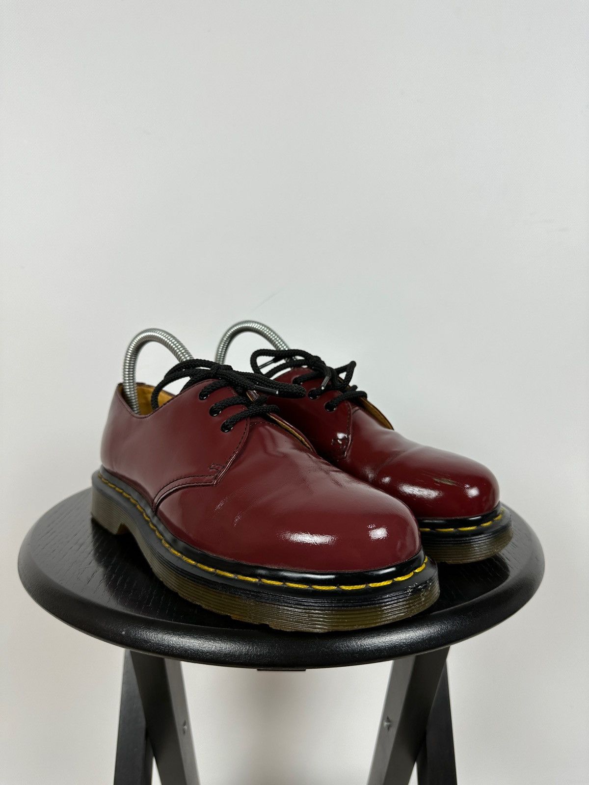 Dr. Martens Dr Martens Cherry Red Leather Oxford Casual Shoes 11838 Size US 7 / IT 37 - 6 Thumbnail