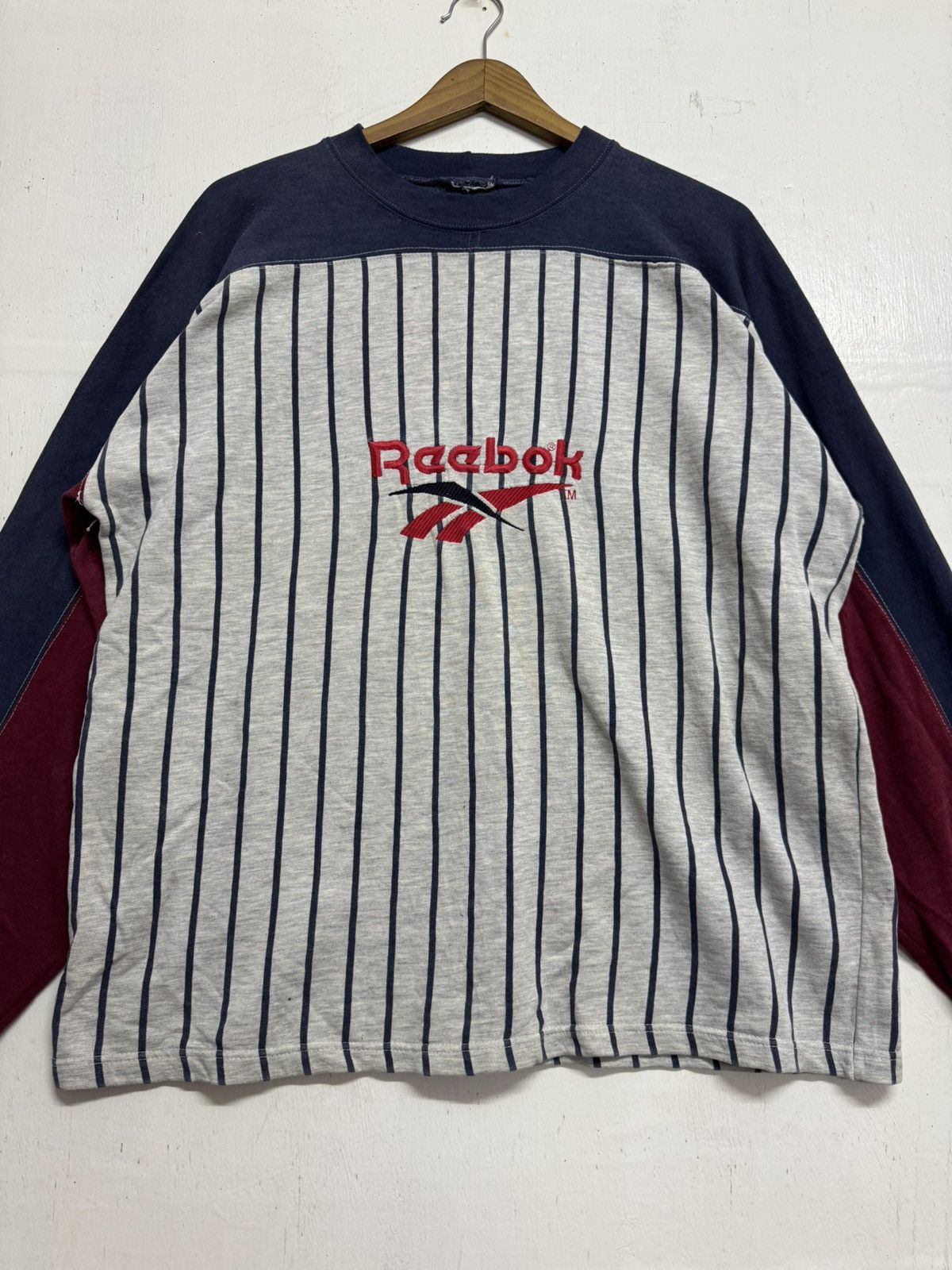 Reebok × Vintage Vintage Reebok Stripe Size US L / EU 52-54 / 3 - 3 Thumbnail