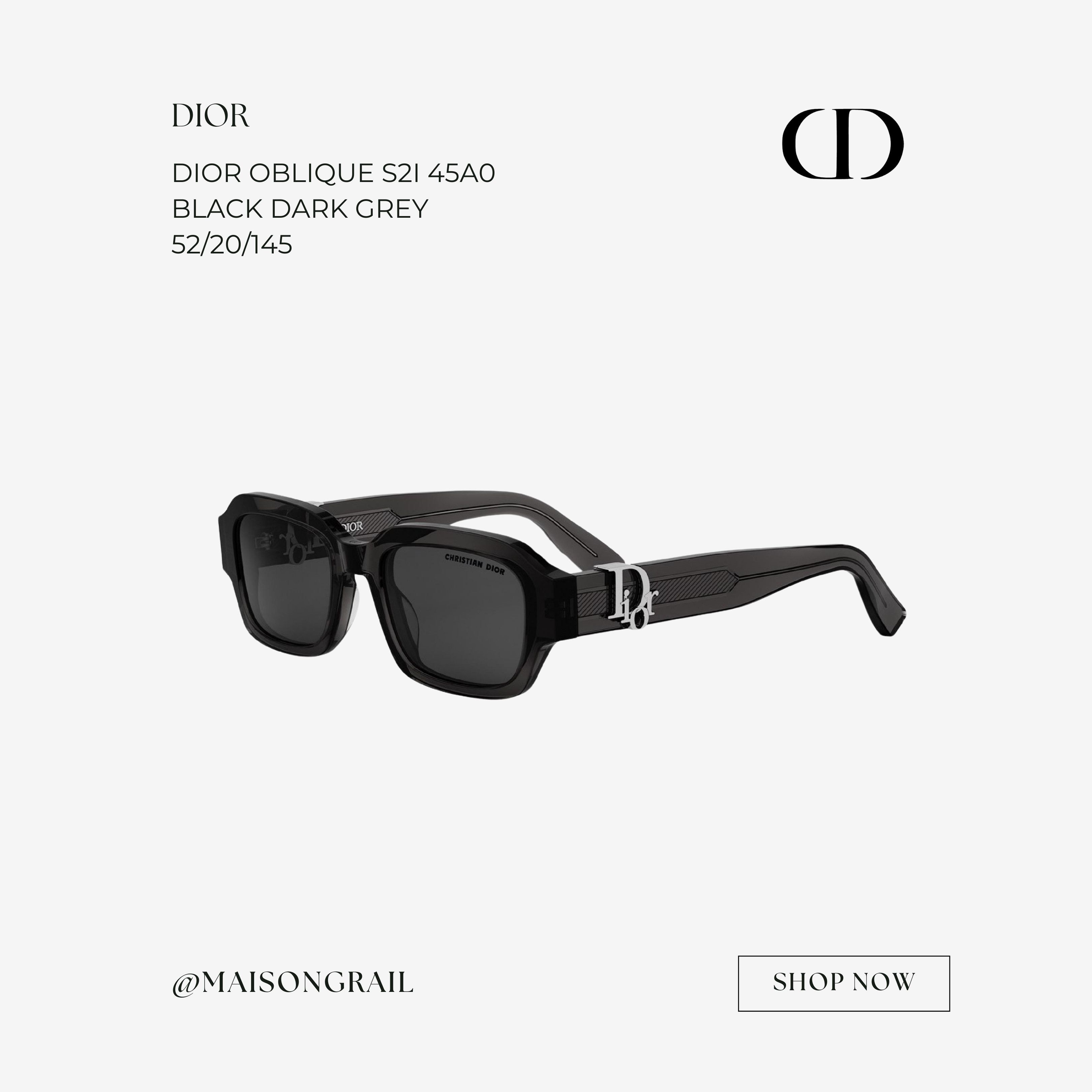 Dior DIOR OBLIQUE S2I 45A0 SUNGLASSES Size ONE SIZE - 1 Thumbnail