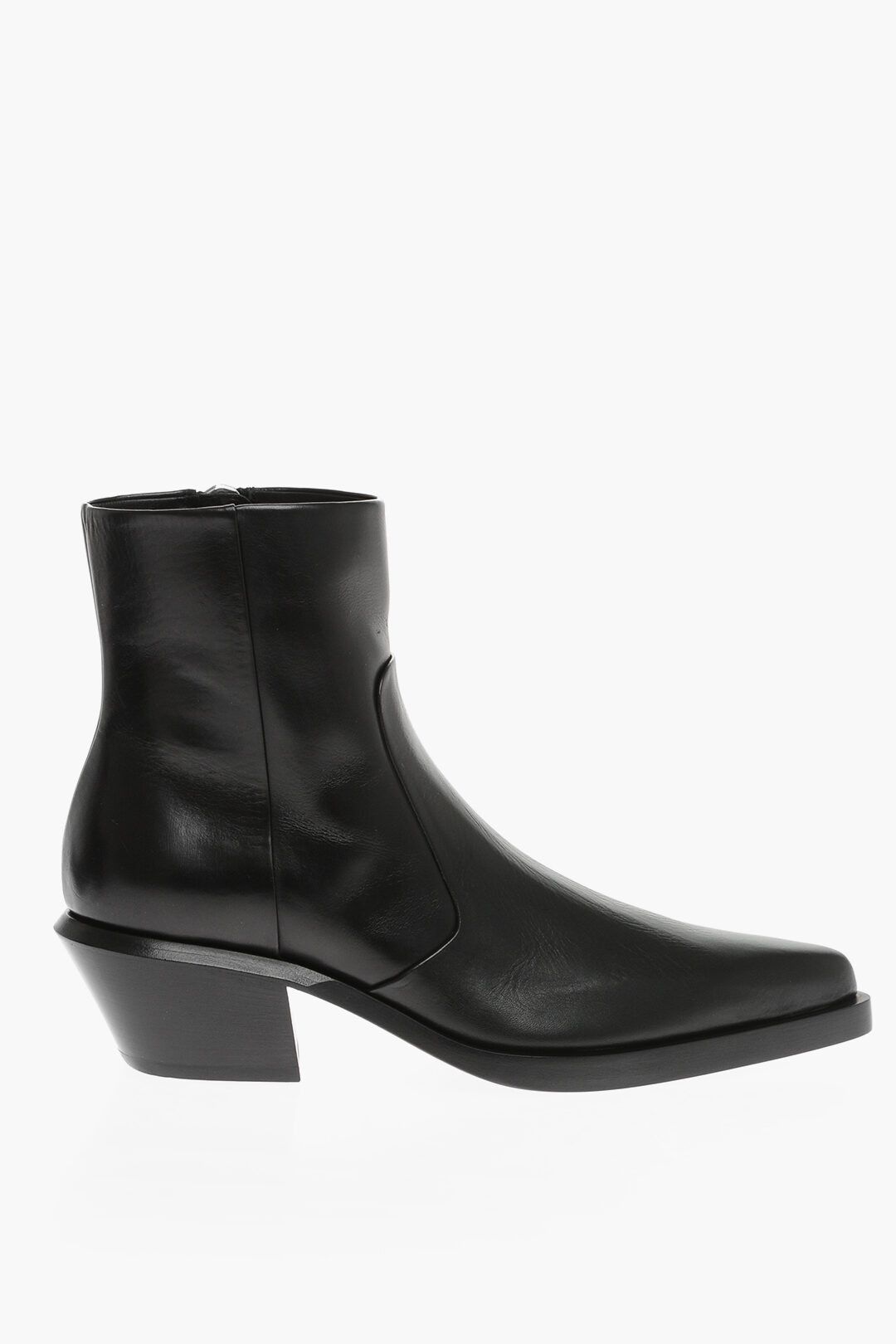 image of Off White Og1Mm0424 Leather Texan Boots In Black, Men's (Size 12)