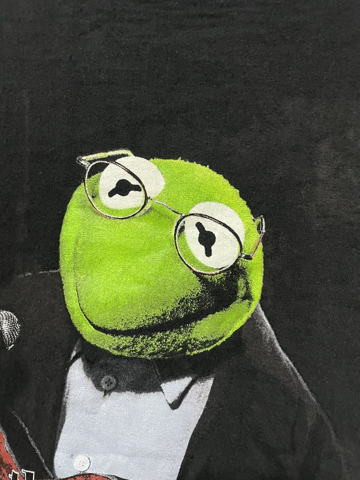 Band Tees × Vintage Vintage 90s Kermit The Frog Unpigged Parody Cartoon Tee Size US XL / EU 56 / 4 - 5 Thumbnail