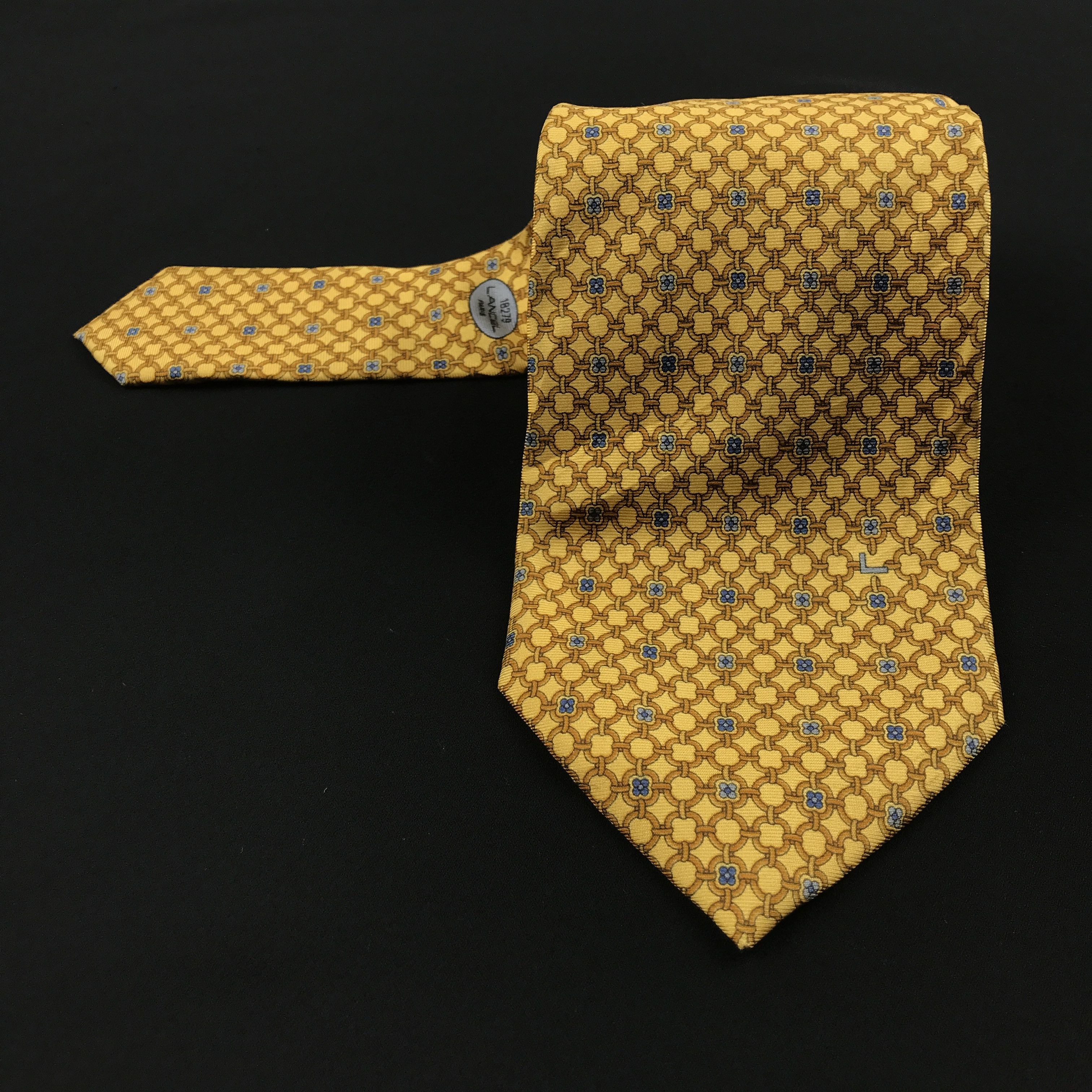 Lancel × Vintage Vintage Lancel Silk Necktie Size ONE SIZE - 1 Thumbnail