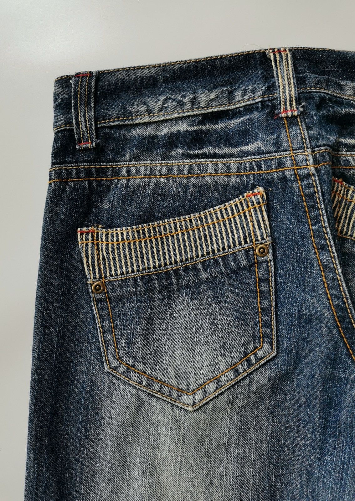Japanese Brand Playchess Sunset 59 Patch Pockets Jeans Size US 29 - 8 Thumbnail