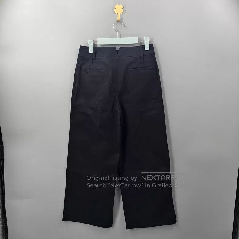 Hermes Hermes Black Wide Leg Pants Size 42" / US 20 - 2 Thumbnail