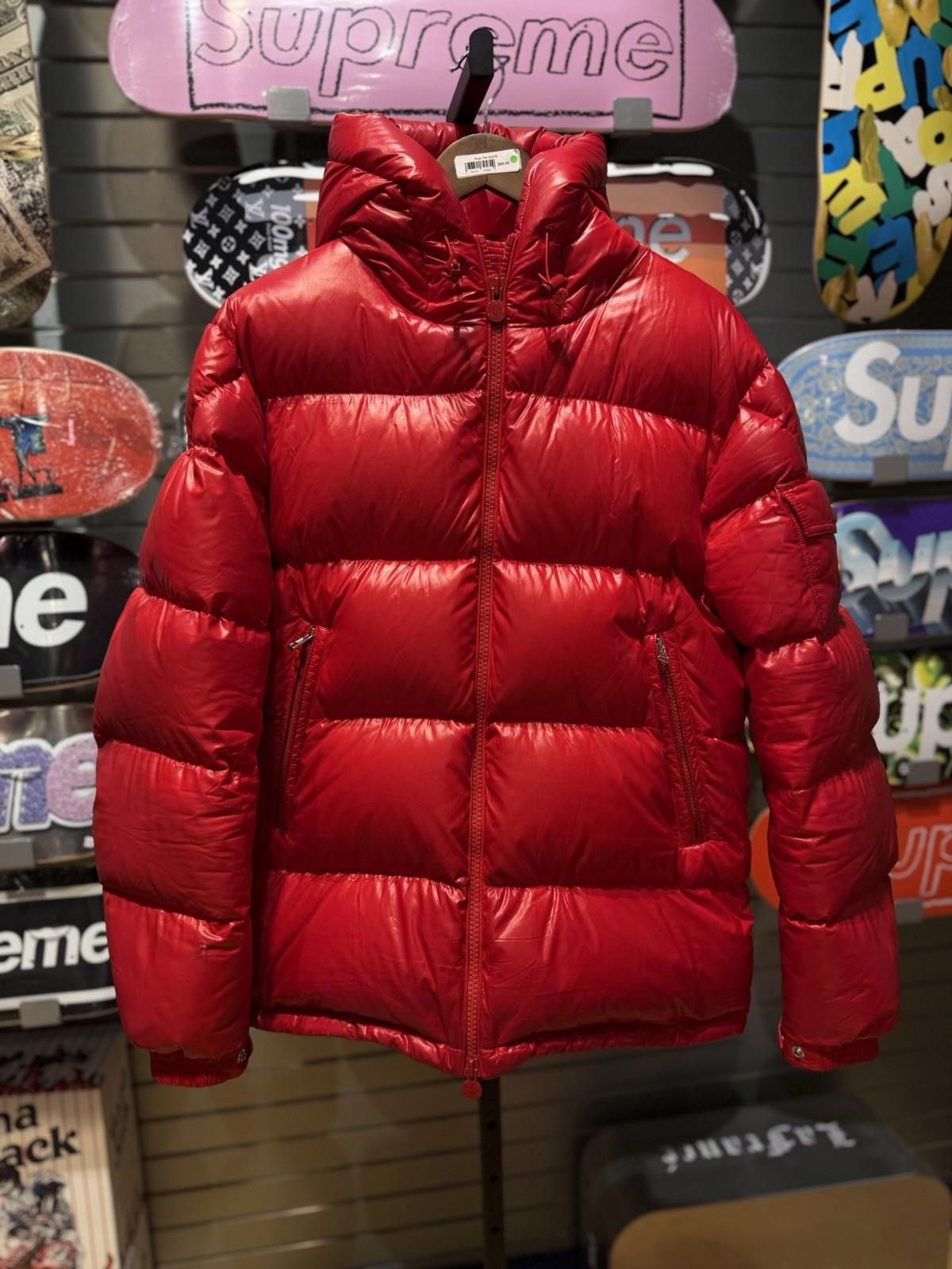 Moncler Moncler Maya Gibbotto Puffer Down Jacket Red Size 5 $1500 Size US L / EU 52-54 / 3 - 3 Thumbnail