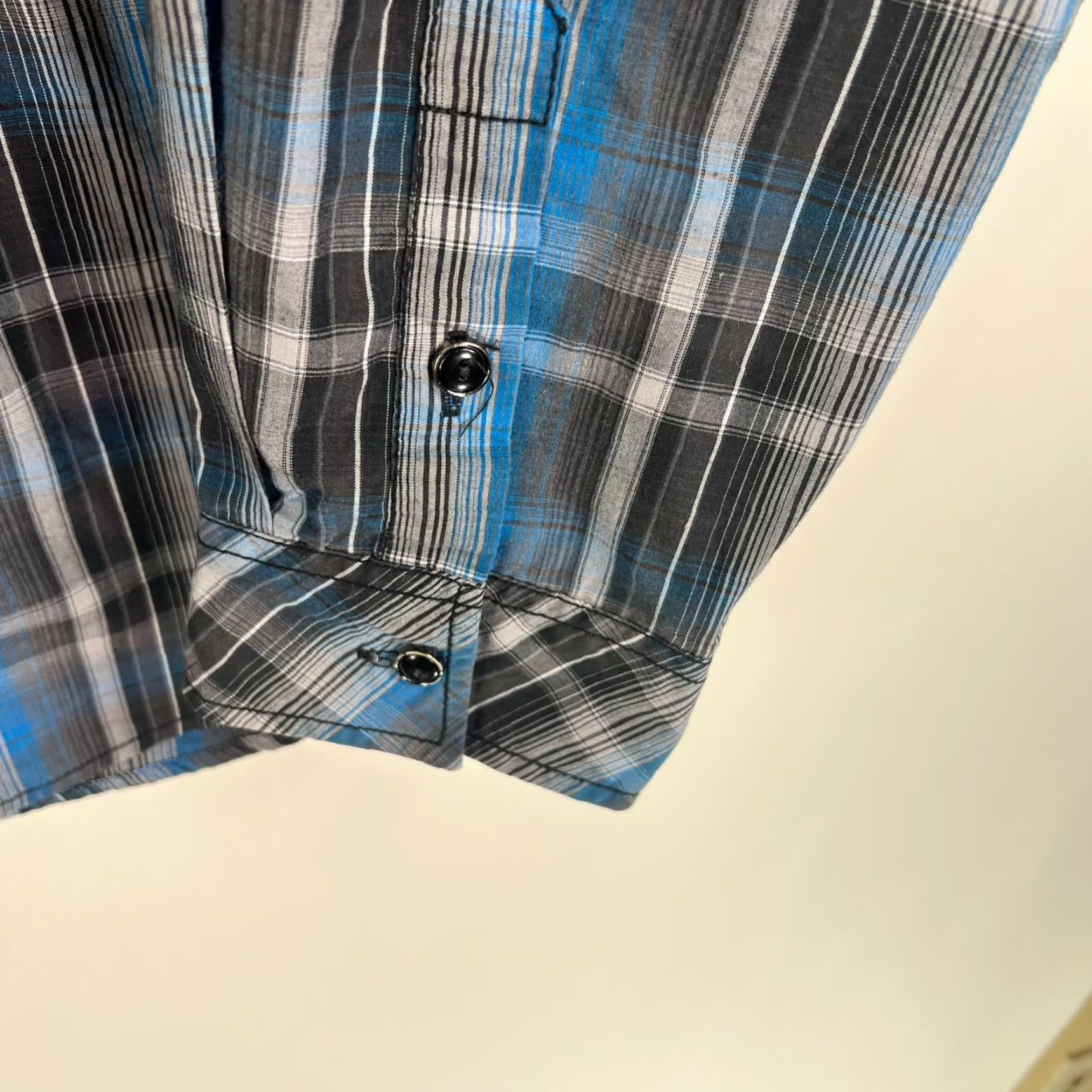 Vintage Tool Jeans Plaid Button-Up Long Sleeve Shirt 3XL Blue Mens Size US XXL / EU 58 / 5 - 6 Thumbnail