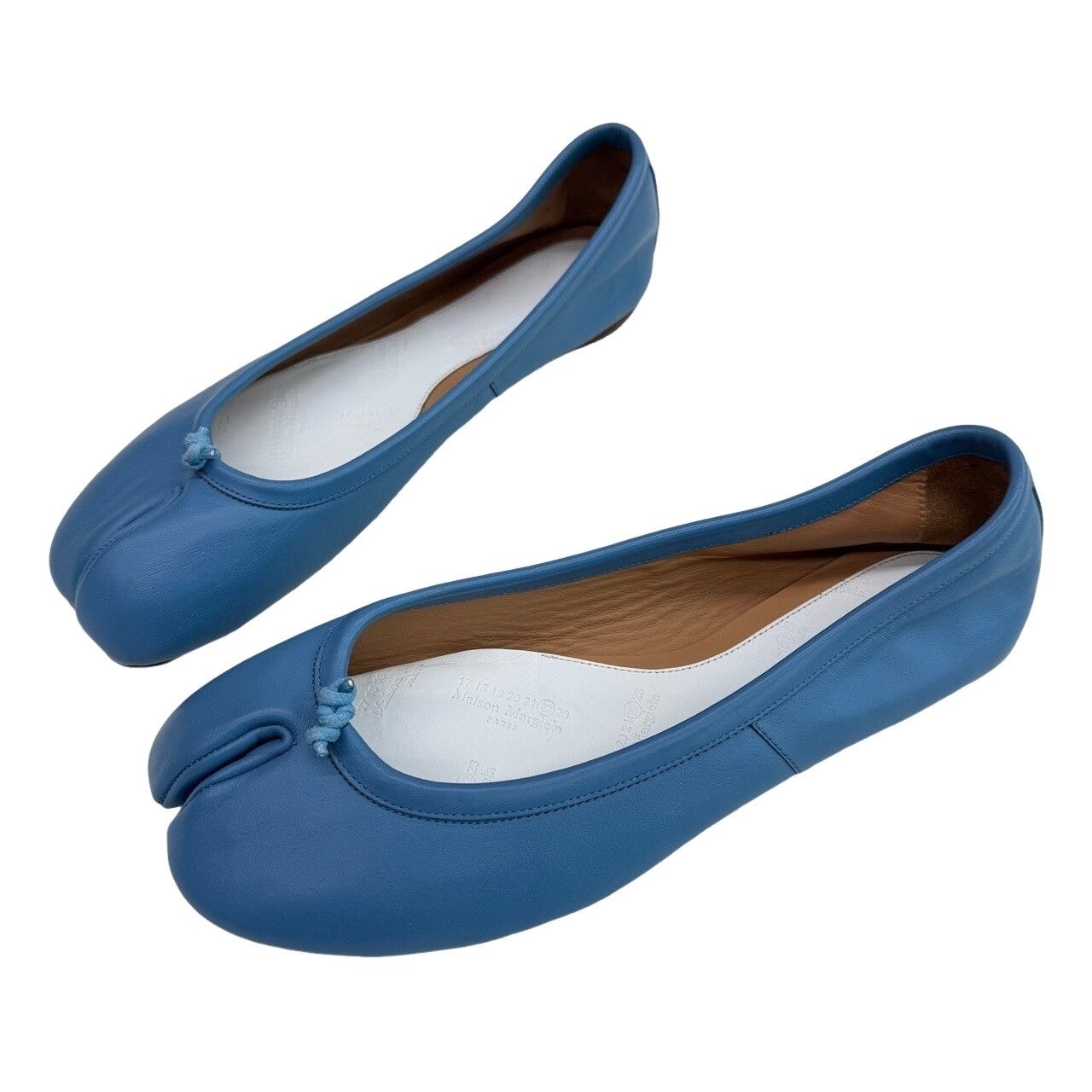 Maison Margiela Maison Margiela Blue Tabi Ballet Flats Size 37 Size US 7 / IT 37 - 1 Thumbnail