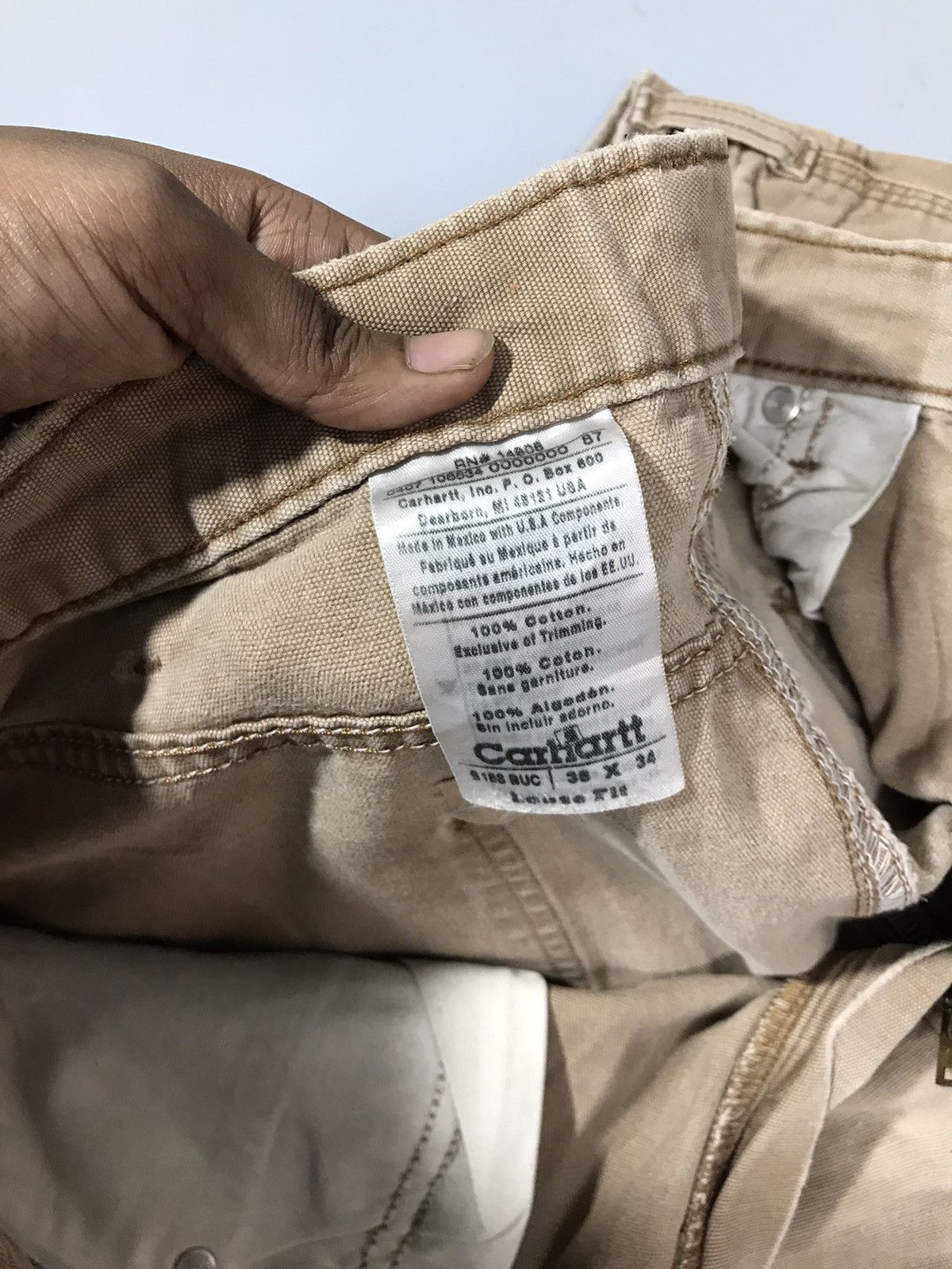Carhartt Vintage Carhartt B188 BUC double knee workwear Size US 36 / EU 52 - 8 Thumbnail