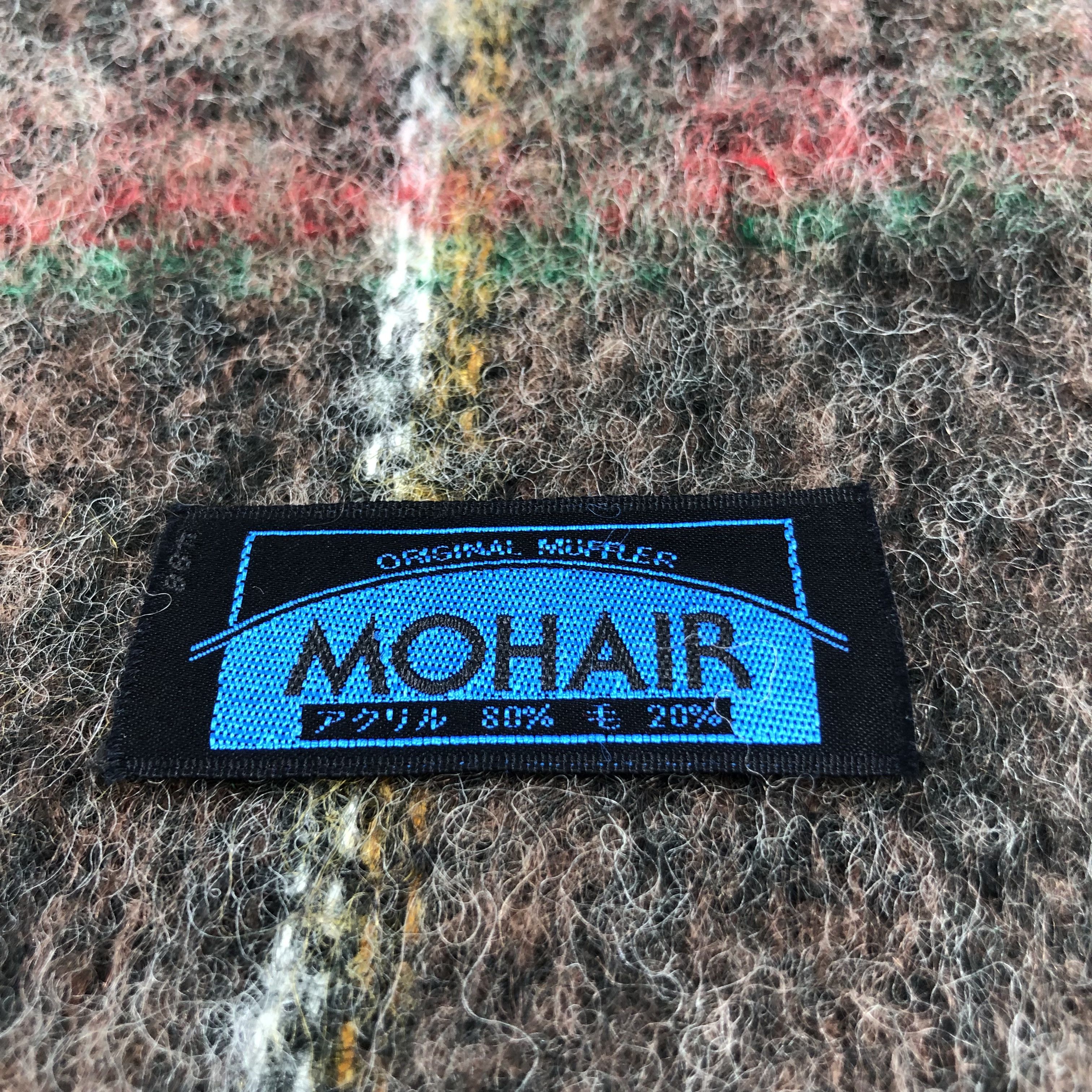 Hypebeast Luxury Nova Check Mohair Scarf Muffler V595 Size ONE SIZE - 4 Thumbnail