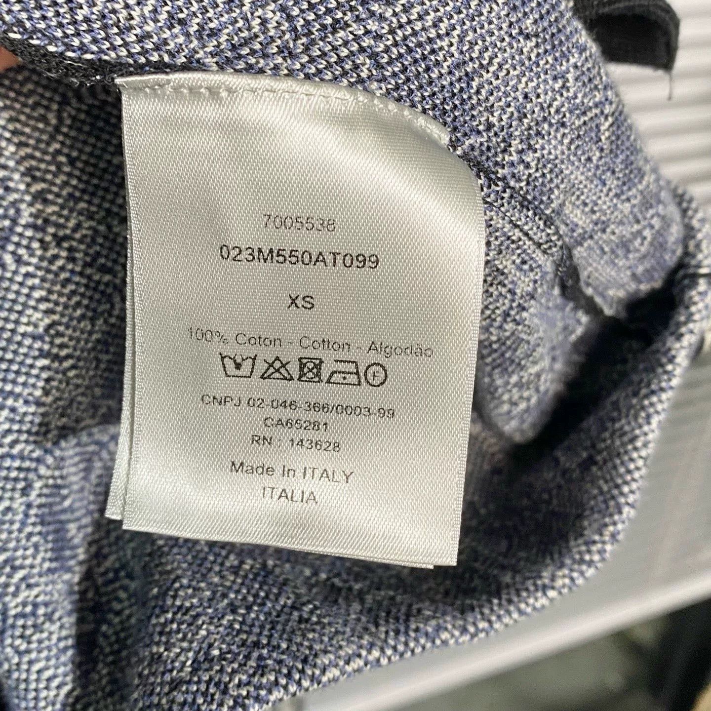 Dior Dior Oblique Logo Knit Shirt Jacket Size US XS / EU 42 / 0 - 4 Thumbnail