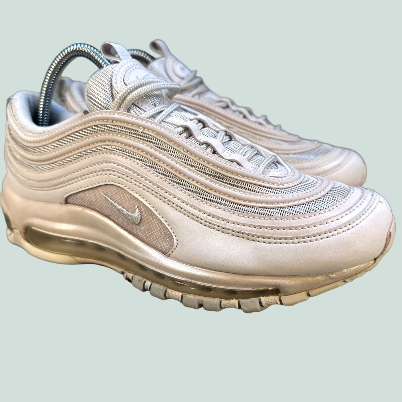 Nike Nike Air Max 97 Women’s Shoes Size 8 White Pure Platinum Sneaker 2019 Size US 8 / IT 38 - 1 Thumbnail