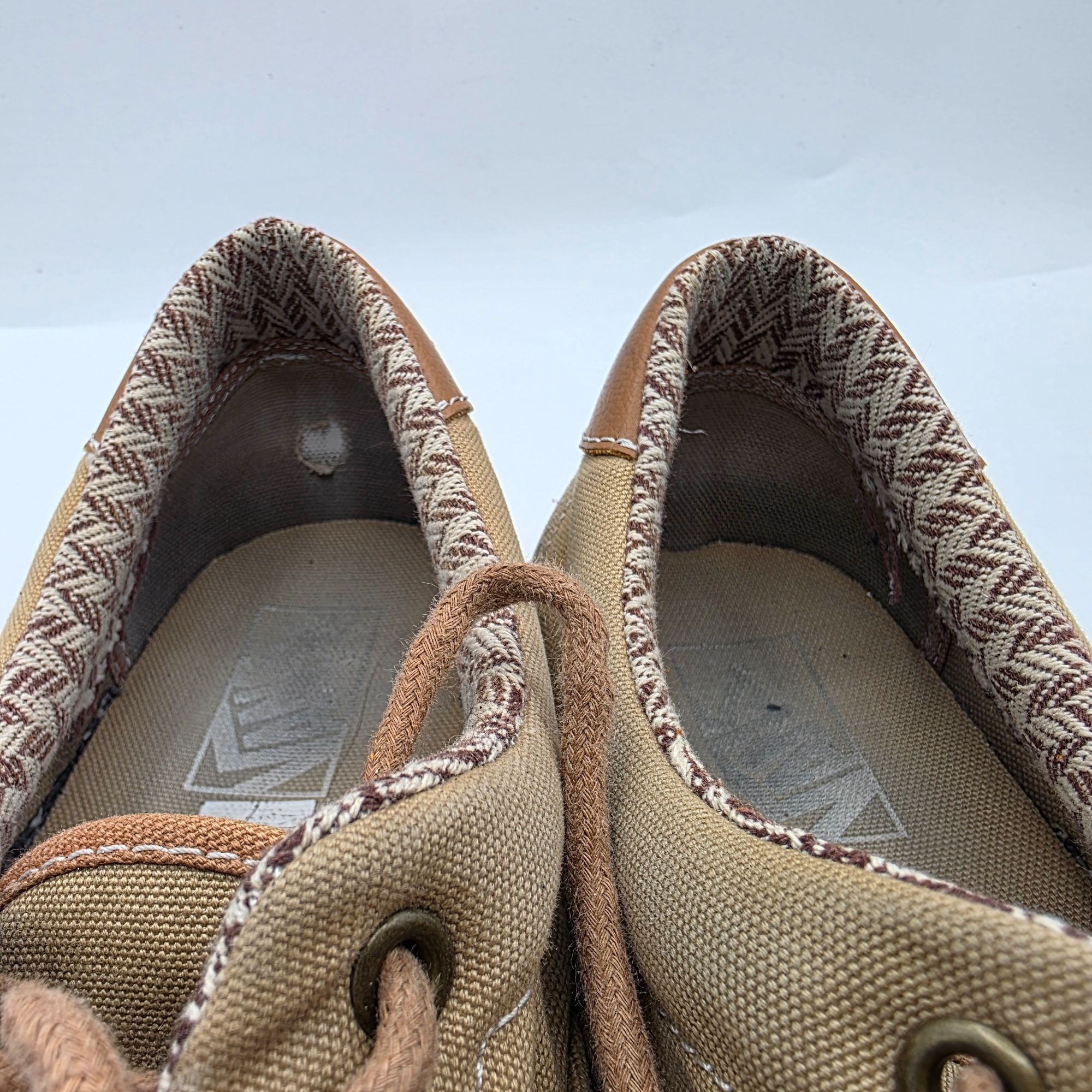 Vans Vans Era 59 C&L Mens Size 11.5 Khaki Chevron Sneaker Shoes C Size US 11.5 / EU 44-45 - 5 Thumbnail