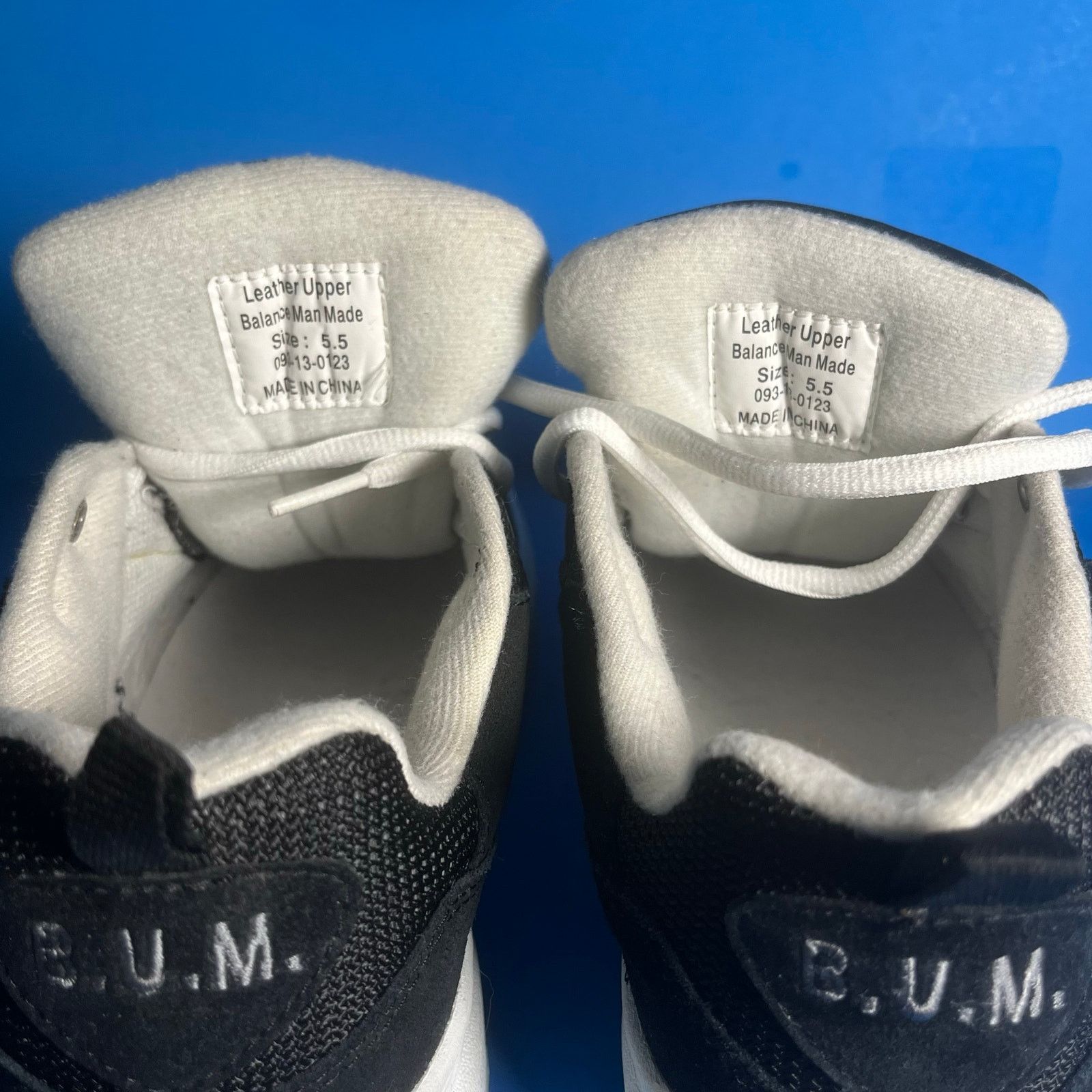B.U.M Equipment Y2K B.U.M. Sneakers Men’s Sz 5.5 Black White Skate Shoes Size US 5.5 / EU 38 - 3 Thumbnail