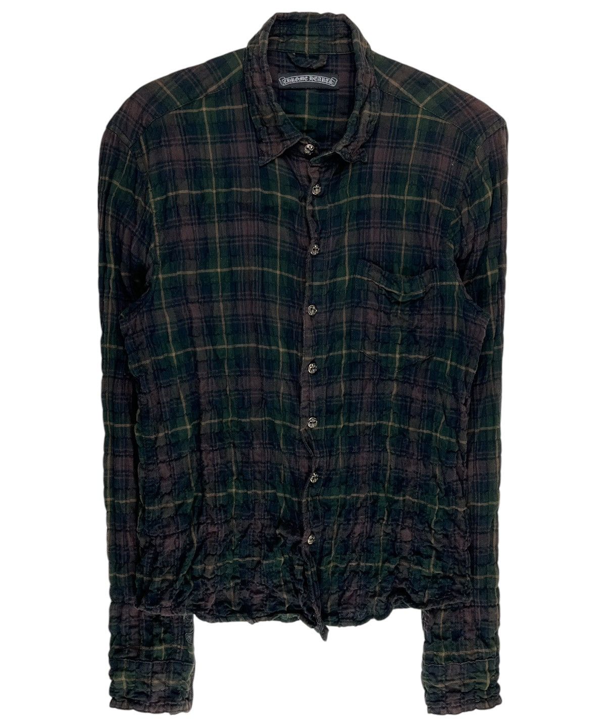 Chrome Hearts Chrome Hearts Fleur Button Shirt | Grailed