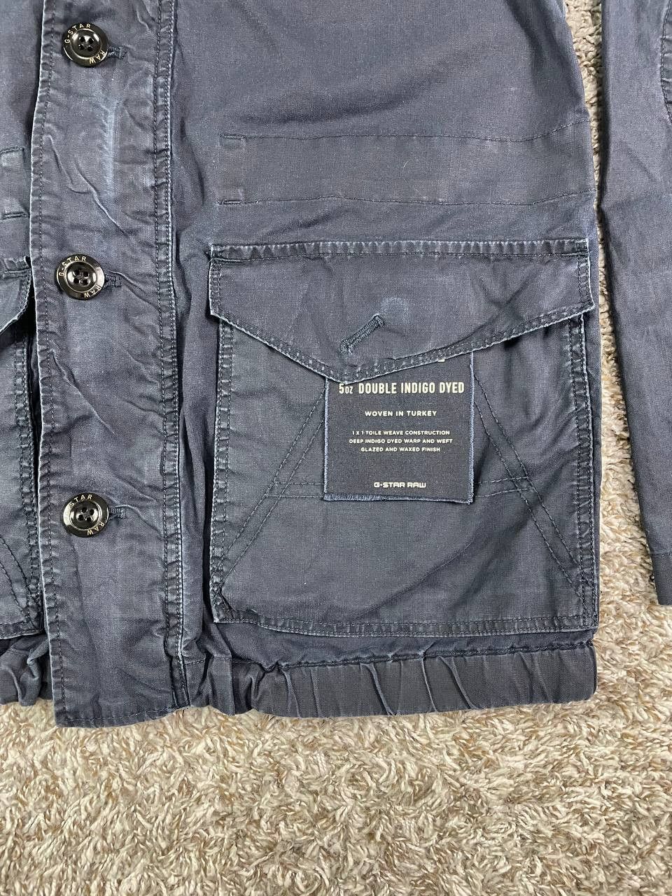 G-Star G-Star RAW Crotch Indigo Military Coat Size US L / EU 52-54 / 3 - 4 Thumbnail