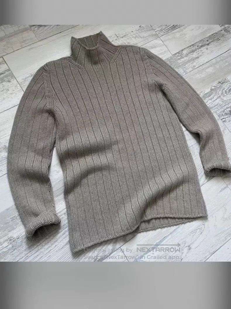 Hermes Hermes Beige pure cashmere knit sweater Size L / US 10 / IT 46 - 3 Thumbnail