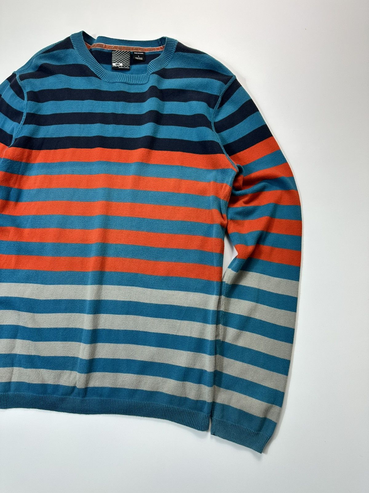 Oakley Vintage Oakley Stripped Sweater Logo Size US L / EU 52-54 / 3 - 4 Thumbnail