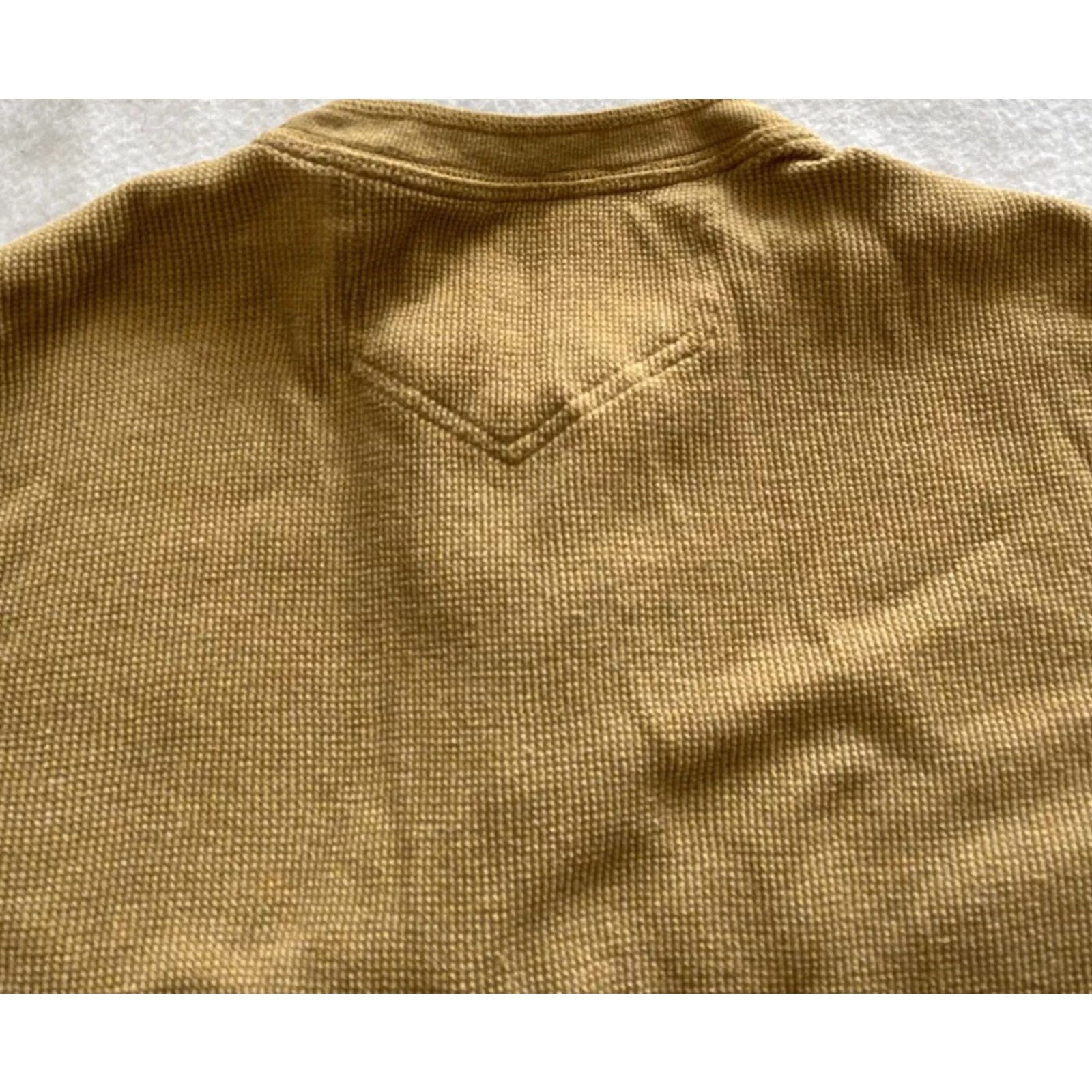 Eddie Bauer Eddie Bauer Thermal Shirt Mens L Brown Long Sleeve Knit Henley Logo Solid Regular Fit Machine Washable Top Tee Size US L / EU 52-54 / 3 - 8 Thumbnail