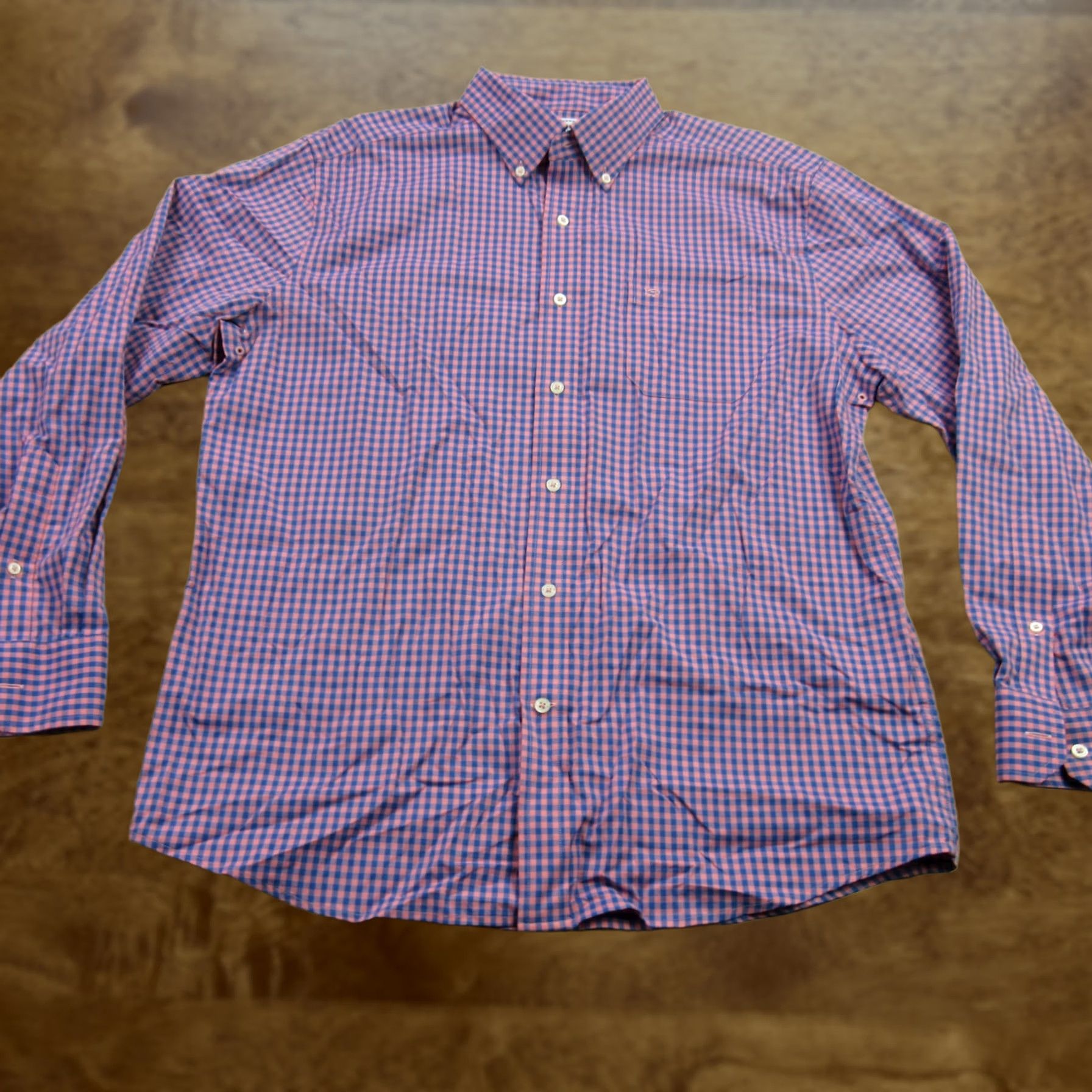 Southern Tide Southern Tide Shirt Mens Large Long Sleeve Button Front Checks Pocket Size US L / EU 52-54 / 3 - 1 Thumbnail