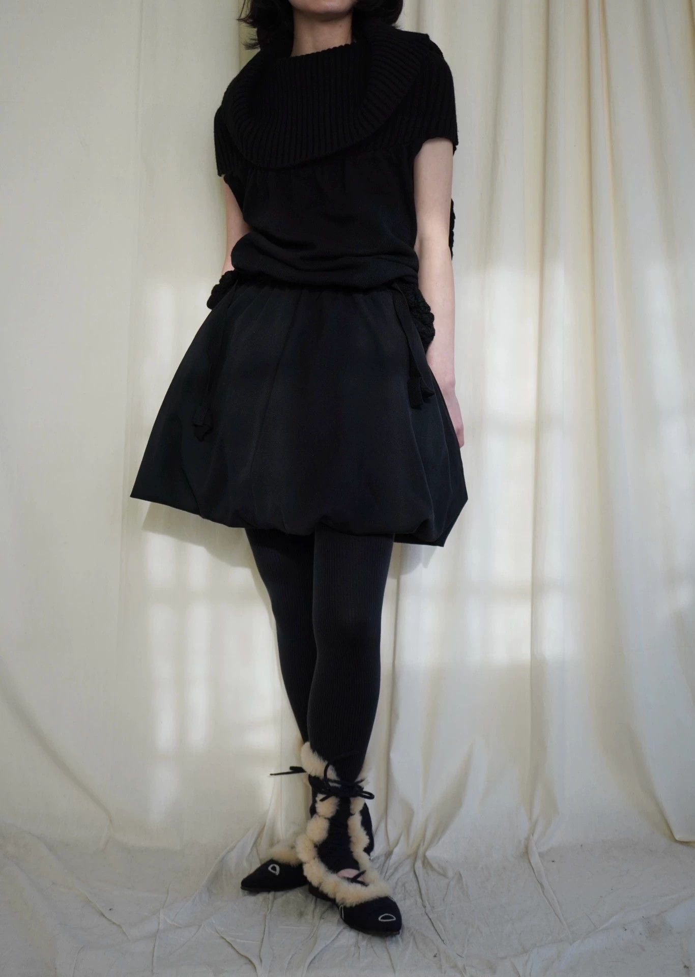 Yohji Yamamoto Yohji Yamamoto 1990AW Padded Short Bubble Skirt 9/10 XS Size 25" / US 0 / IT 36 - 2 Thumbnail