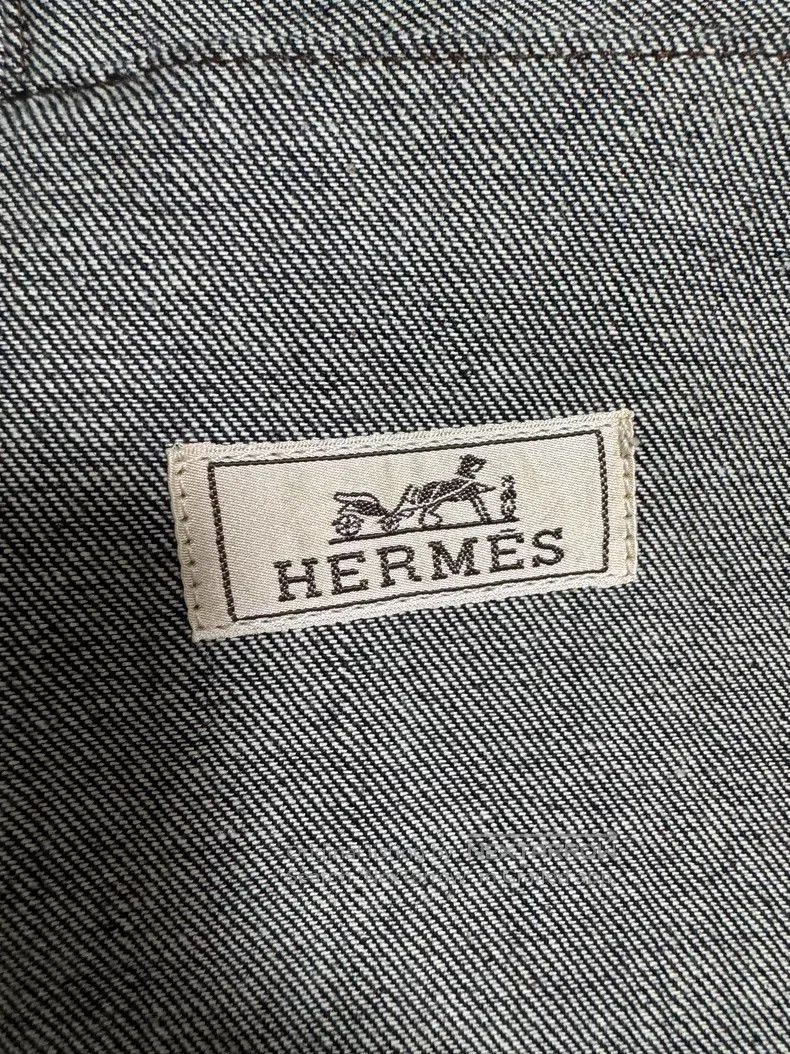 Hermes Hermes Embroidered Denim Jacket, Flying Horse Embroidery, Size US M / EU 48-50 / 2 - 7 Thumbnail