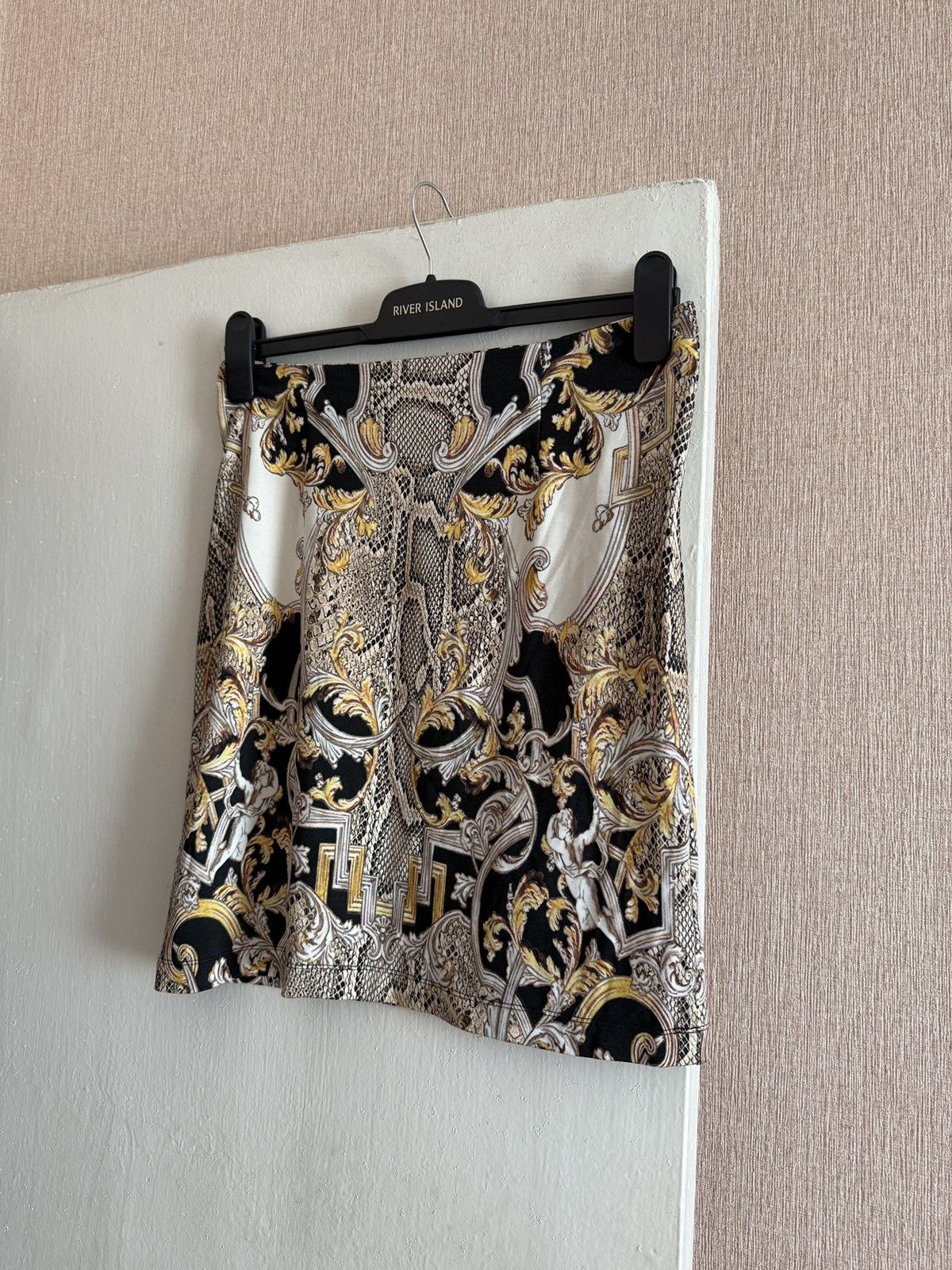 Just Cavalli Vintage Just Cavalli Skirt Women Baroque Print Mini Pencil Size M / US 6-8 / IT 42-44 - 5 Thumbnail