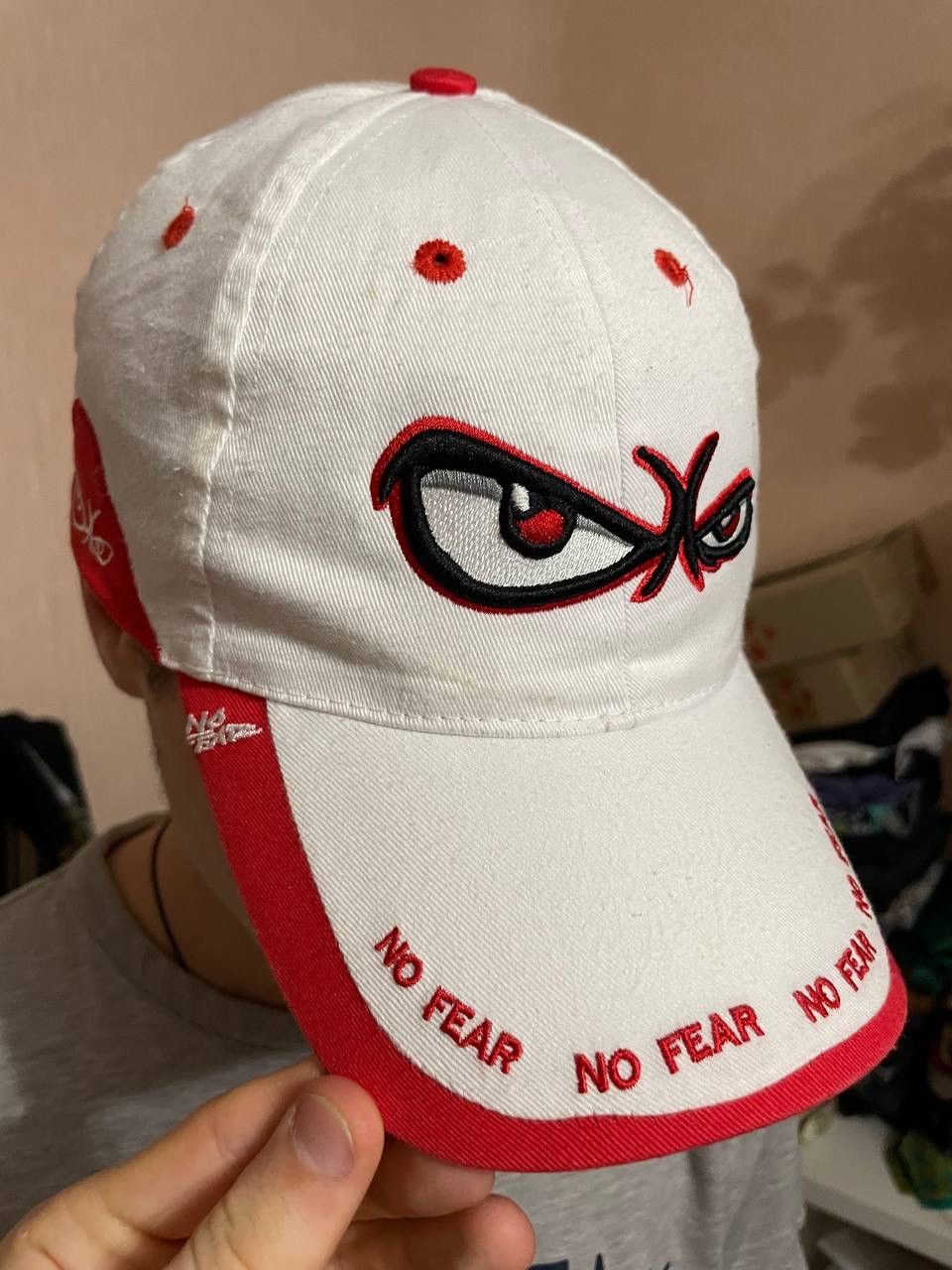No Fear Vintage No Fear Eyes Surf Style Y2K Cap Hat Size ONE SIZE - 3 Thumbnail