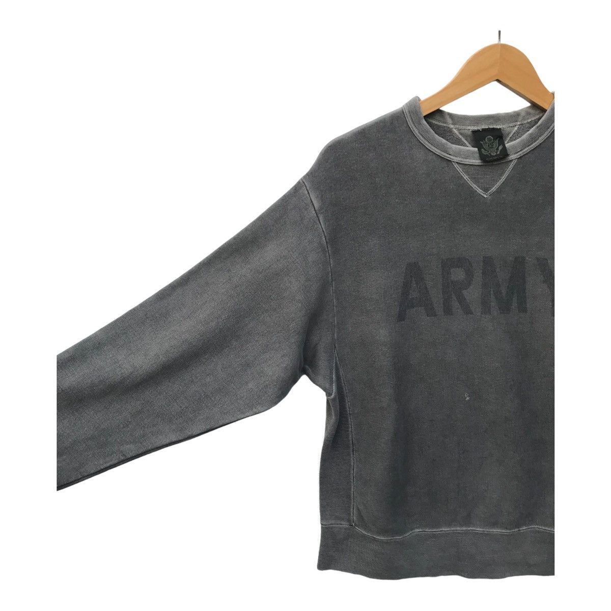 Vintage Vintage Faded Army Sweatshirt Military Sweater Size US M / EU 48-50 / 2 - 5 Thumbnail