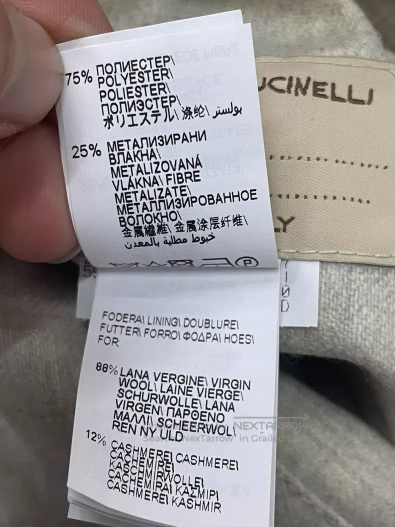 Brunello Cucinelli Brunello Cucinelli Beige Shiny Fabric Double-faced Down Ja Size XS / US 0-2 / IT 36-38 - 6 Thumbnail