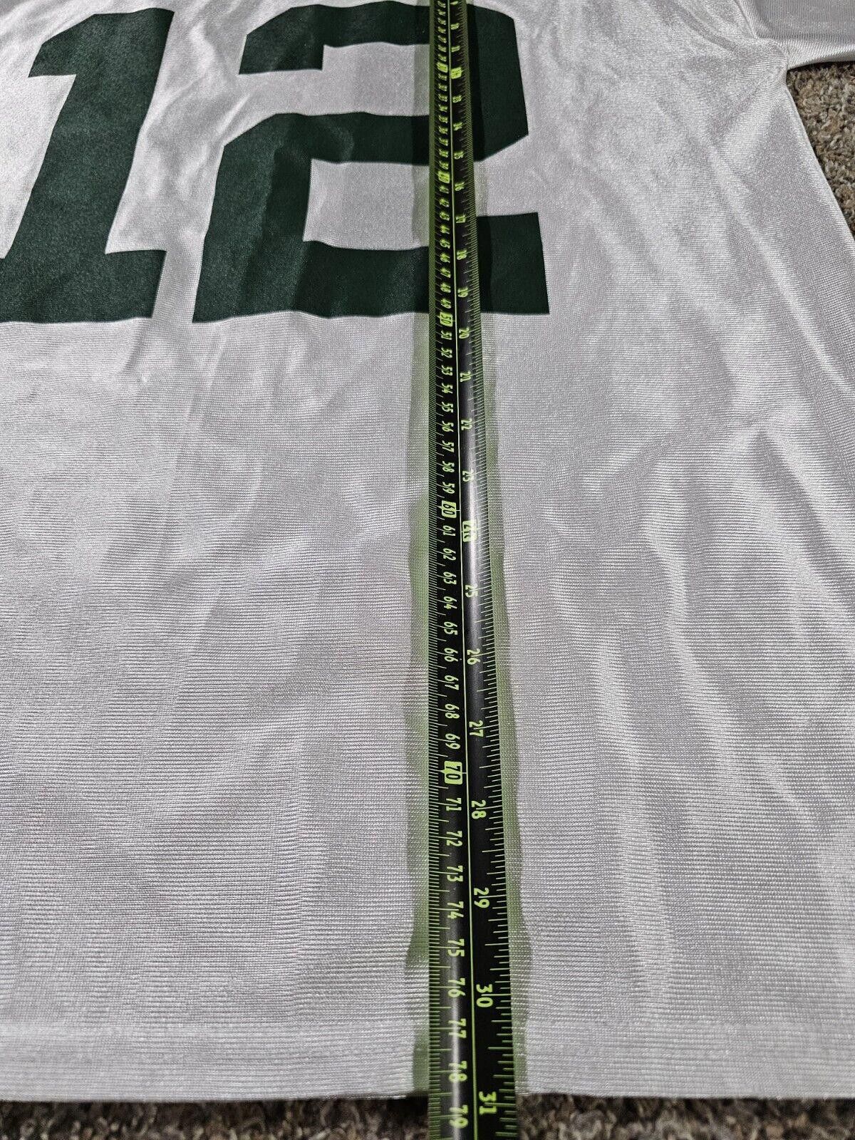 Designer NFL Jersey Green Bay Packers Aaron Rodgers #12 White L Size ONE SIZE - 4 Thumbnail