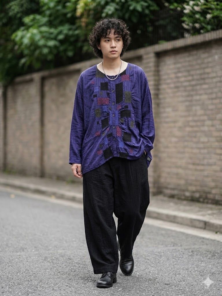 Issey Miyake HaaT - Issey Miyake Panel Patchwork Shirt M Size US M / EU 48-50 / 2 - 1 Thumbnail