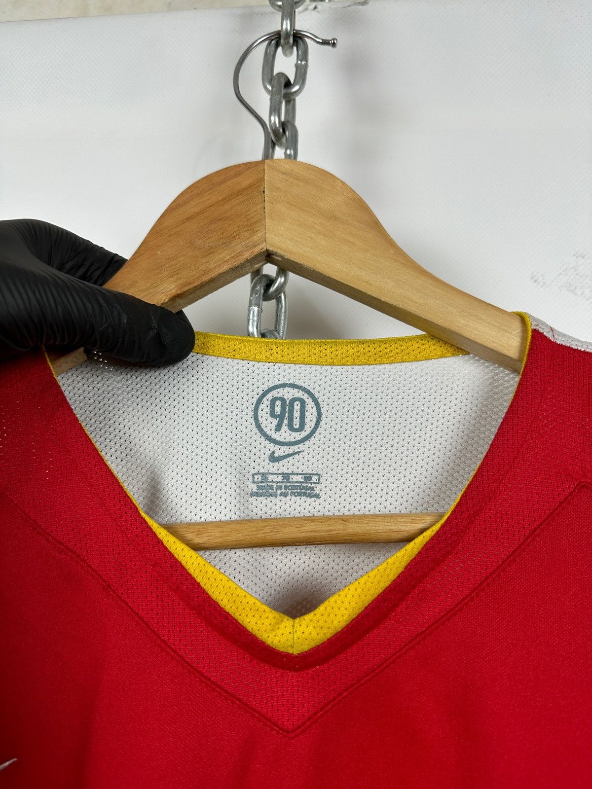 Nike 2004/05 Nike Arsenal FC Vintage Home Soccer Jersey Size US L / EU 52-54 / 3 - 17 Thumbnail
