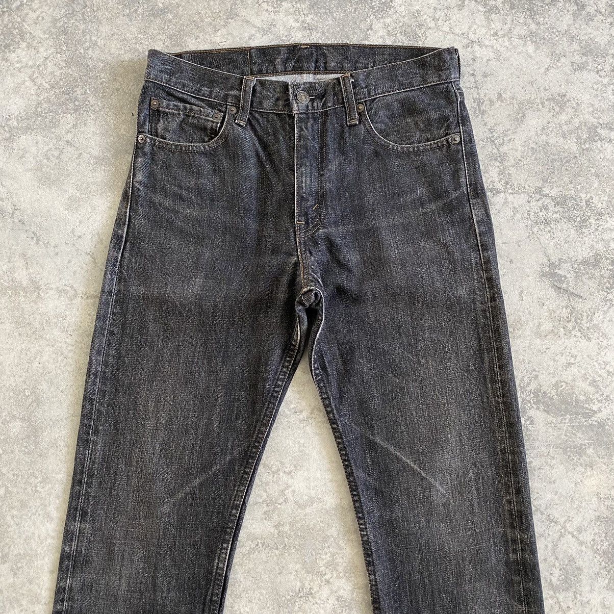 Levi's Vintage 90’s Levis 505 Washed Black Denim Jeans Size US 30 / EU 46 - 2 Thumbnail