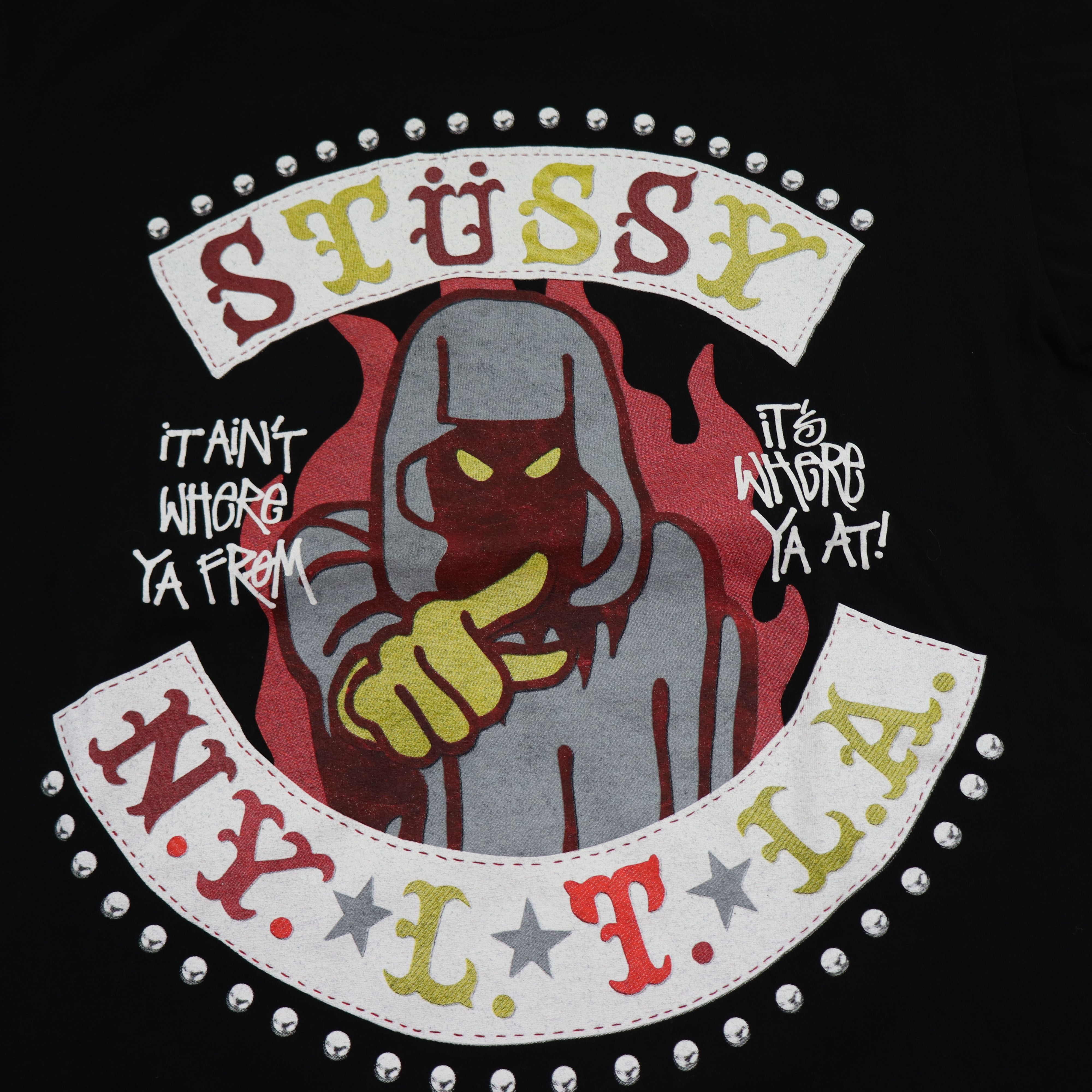 Stussy Vintage Stussy Ninja Witch NYLTLA Rare T shirt Size US M / EU 48-50 / 2 - 3 Thumbnail