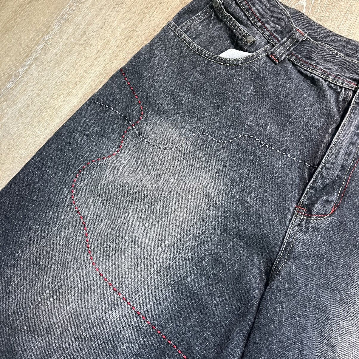 JNCO × Vintage Y2K Paco Black Scorpion Embroidered Jorts Size US 38 / EU 54 - 5 Thumbnail