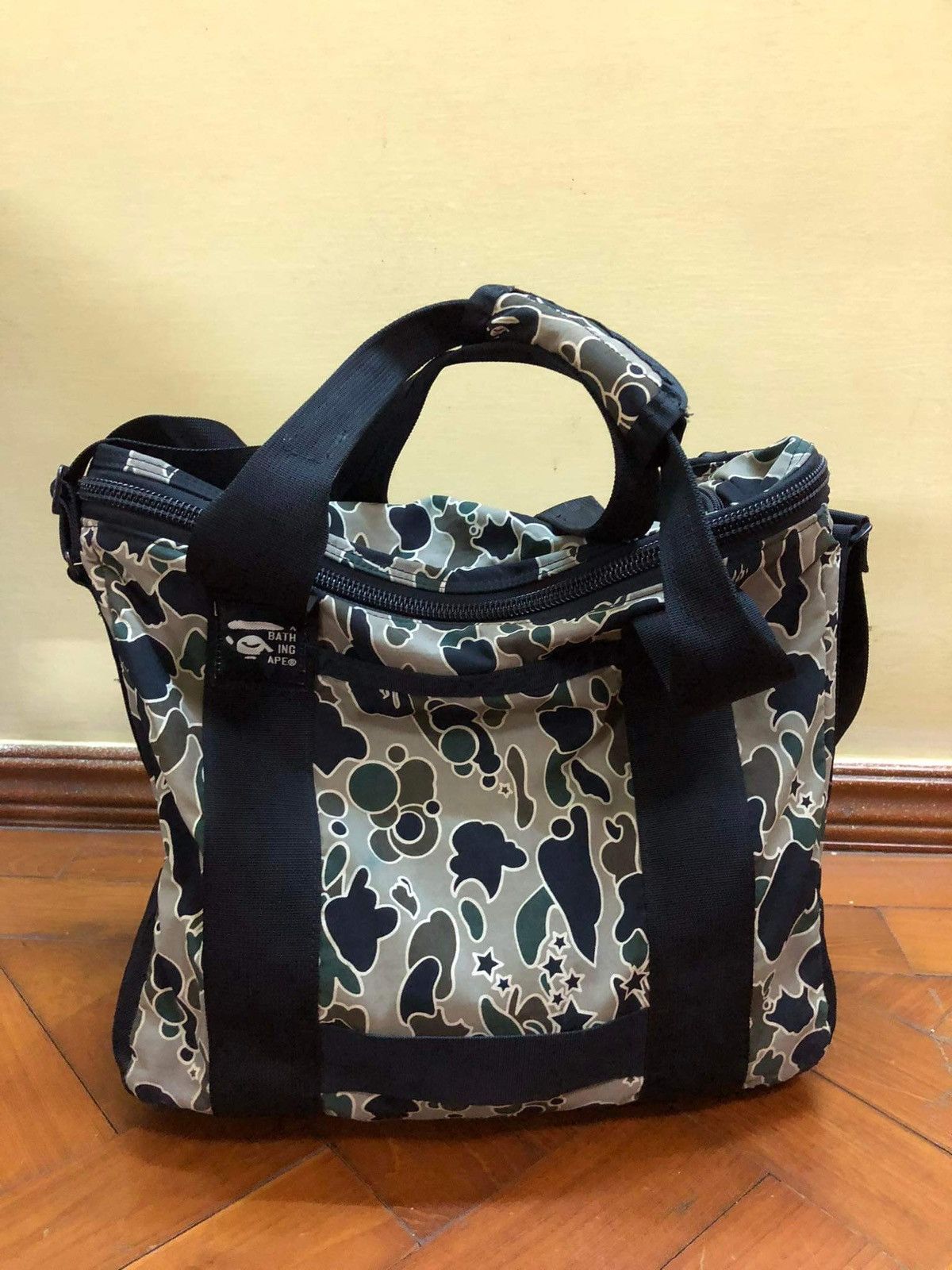 DJ機材 sta camo psyche camo dj bag BAPE BAPE A Bathing Ape DJ Bag Record Bag Shoulder Bag Star Camo