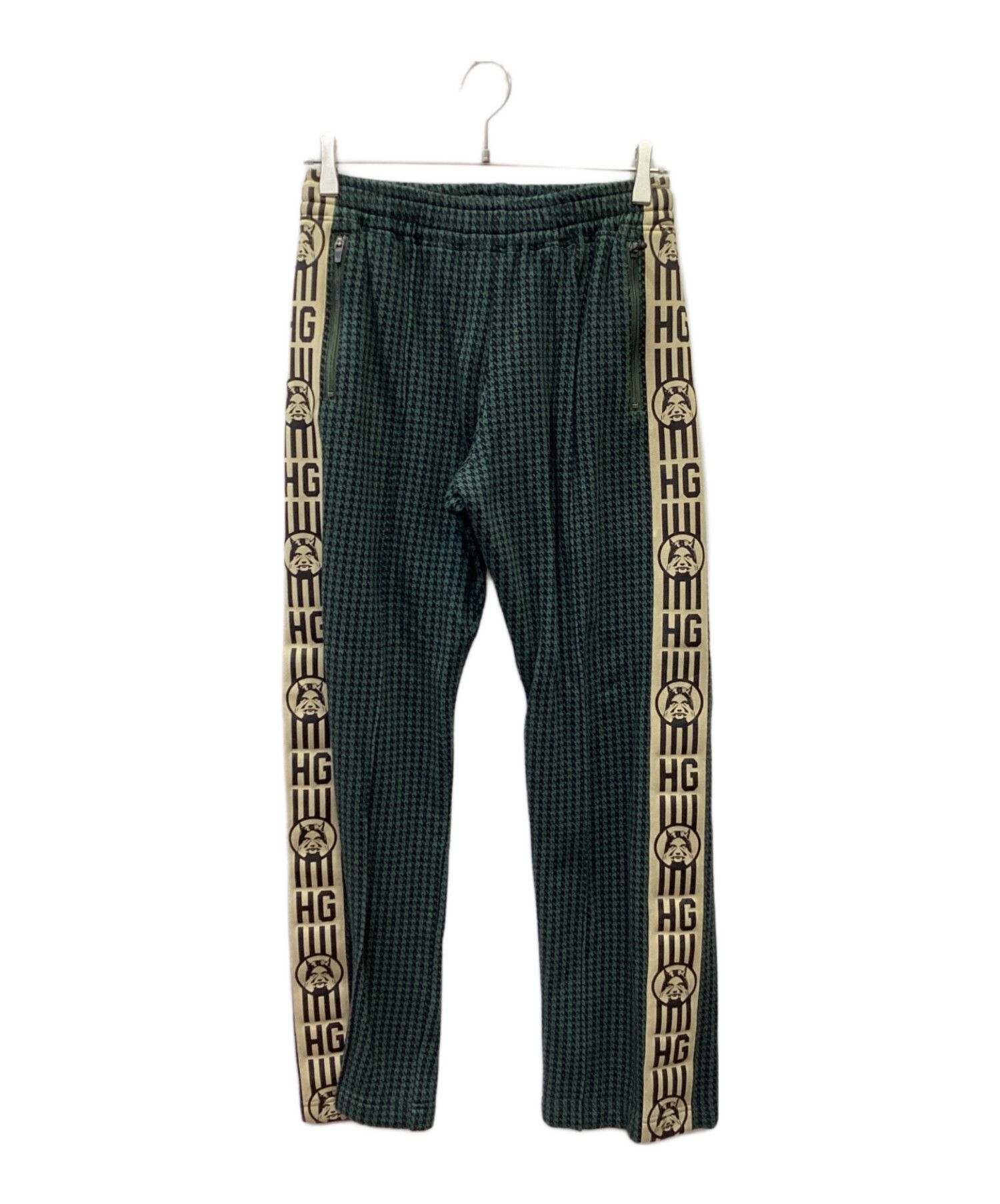 Hysteric Glamour Hysteric Glamour HG TAPE Track Pants Green S Size US 27 - 1 Thumbnail