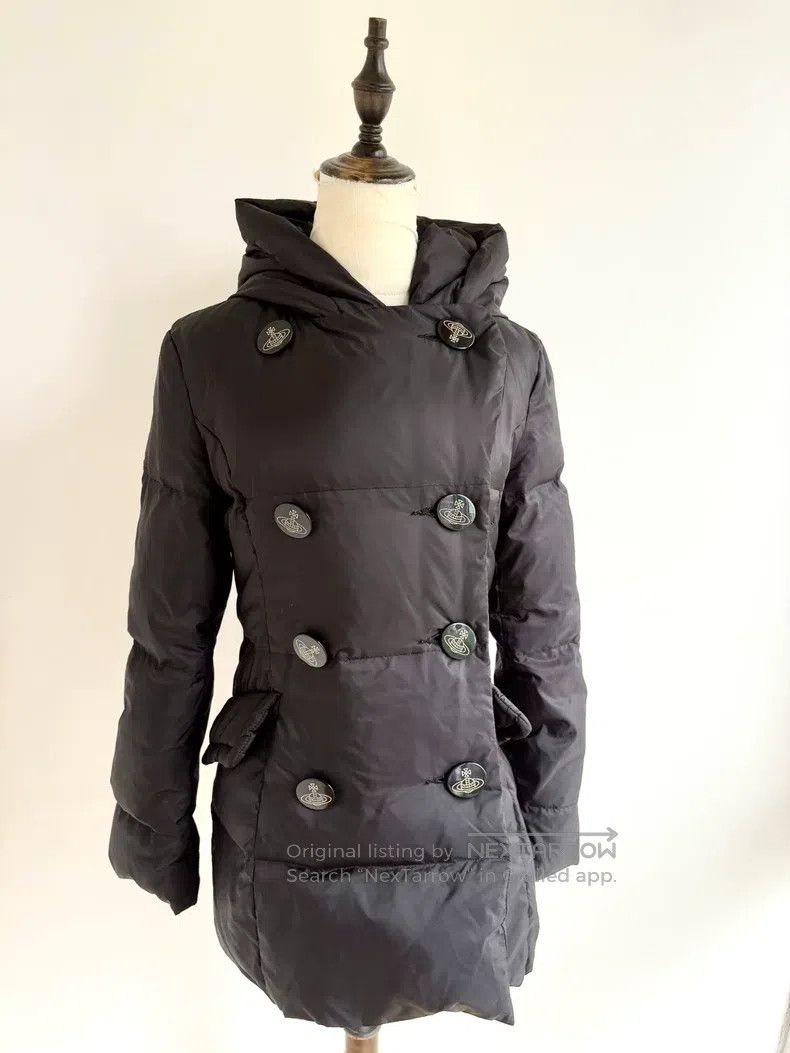 Vivienne Westwood Vivienne Westwood Vintage black Saturn hooded down jacket Size M / US 6-8 / IT 42-44 - 7 Thumbnail
