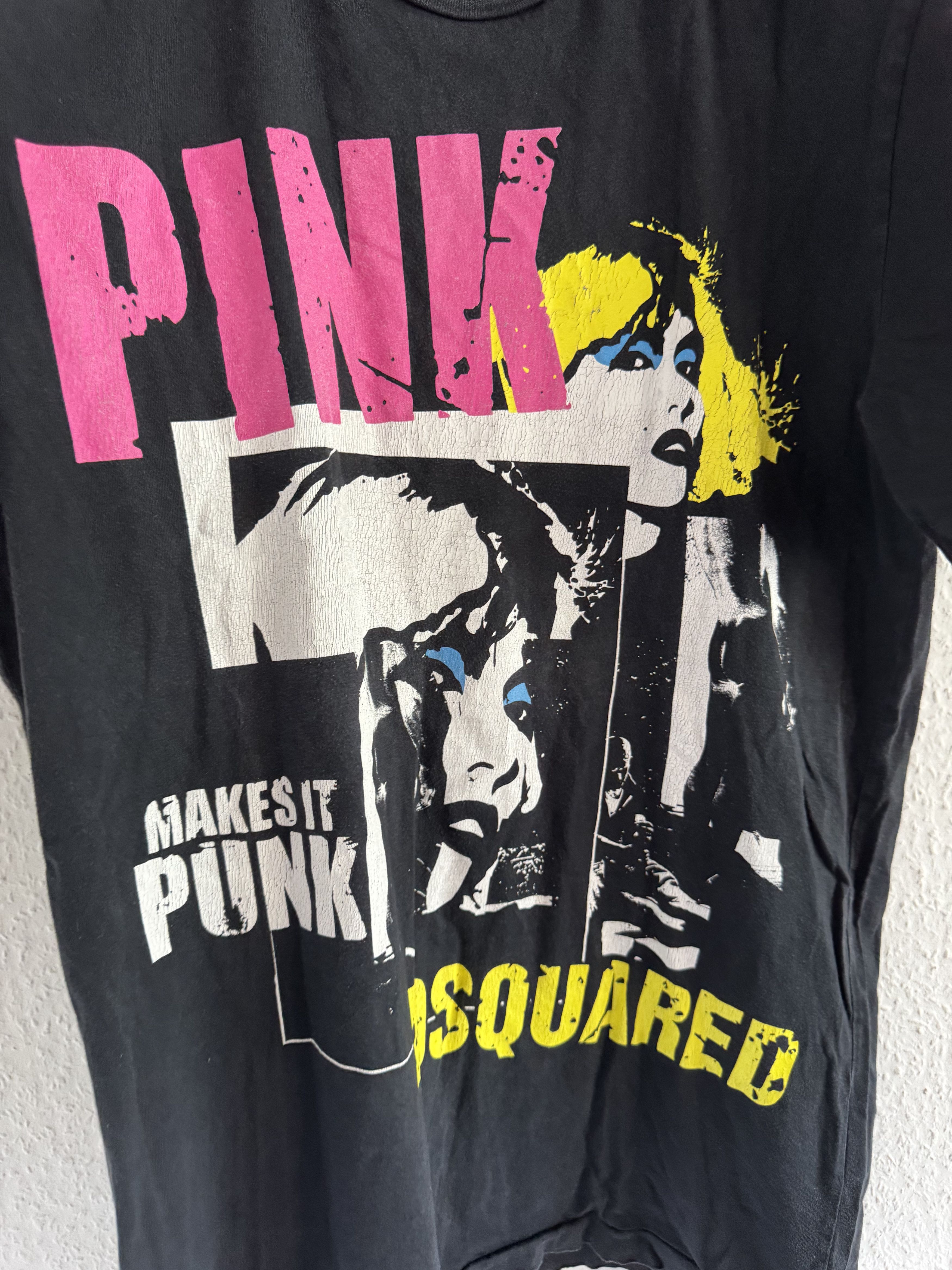 Dsquared2 Pink Punk Graphic T-Shirt Size US S / EU 44-46 / 1 - 3 Thumbnail