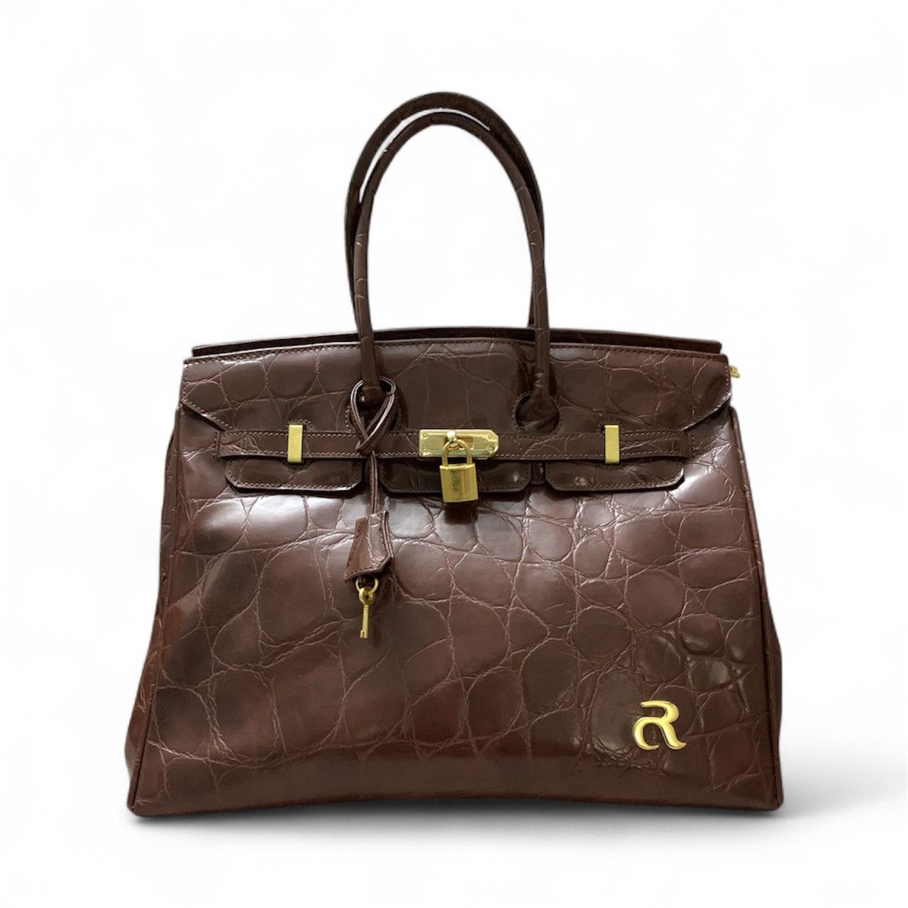 Handmade Birkin Bag Japanese Brand Faux Leather Size ONE SIZE - 1 Thumbnail