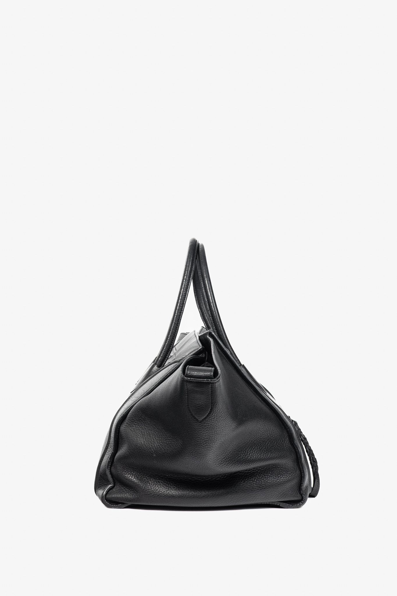Celine Celine Medium Phantom Luggage Black Leather Tote Size ONE SIZE - 3 Thumbnail